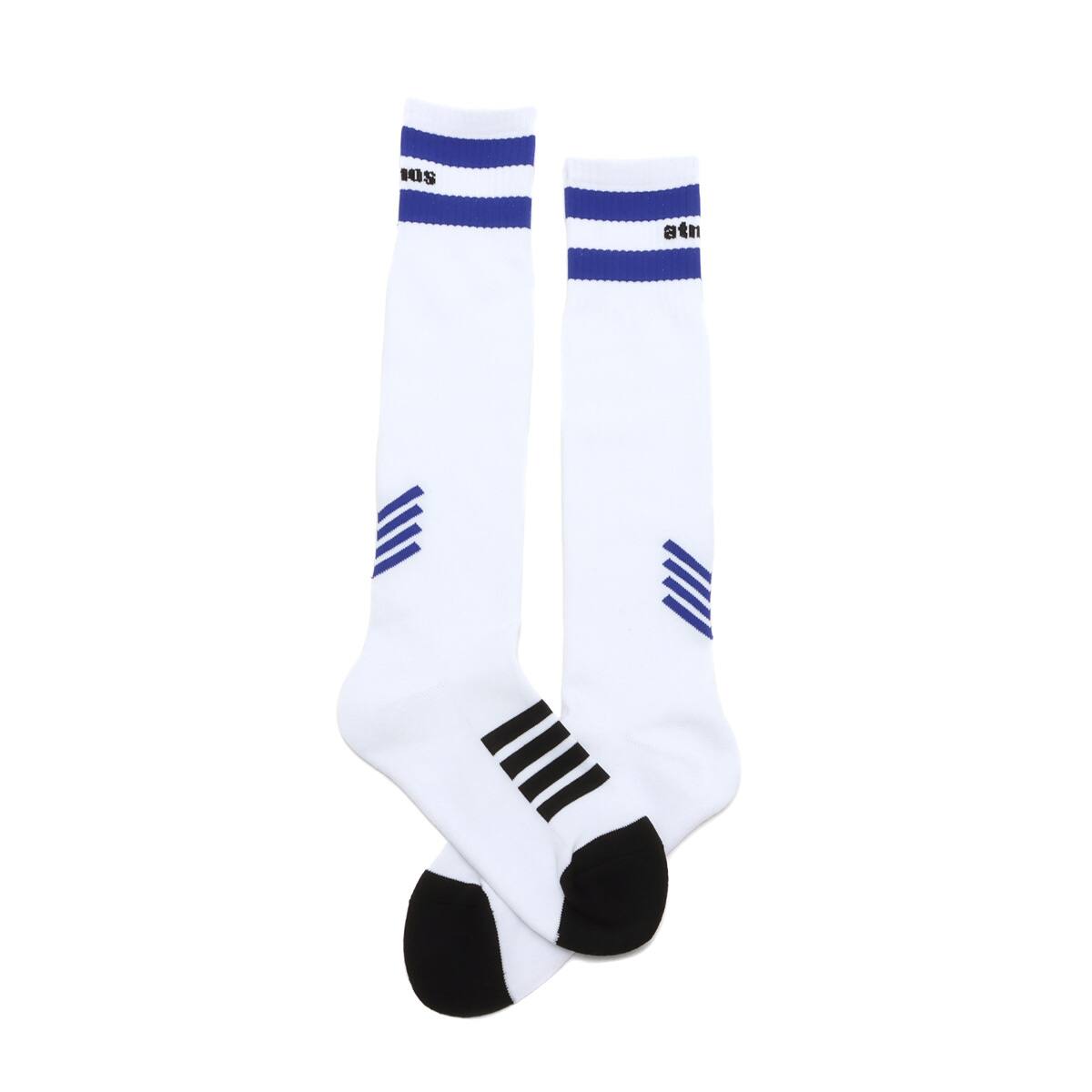 atmos pink Soccer High Socks WHITEの画像