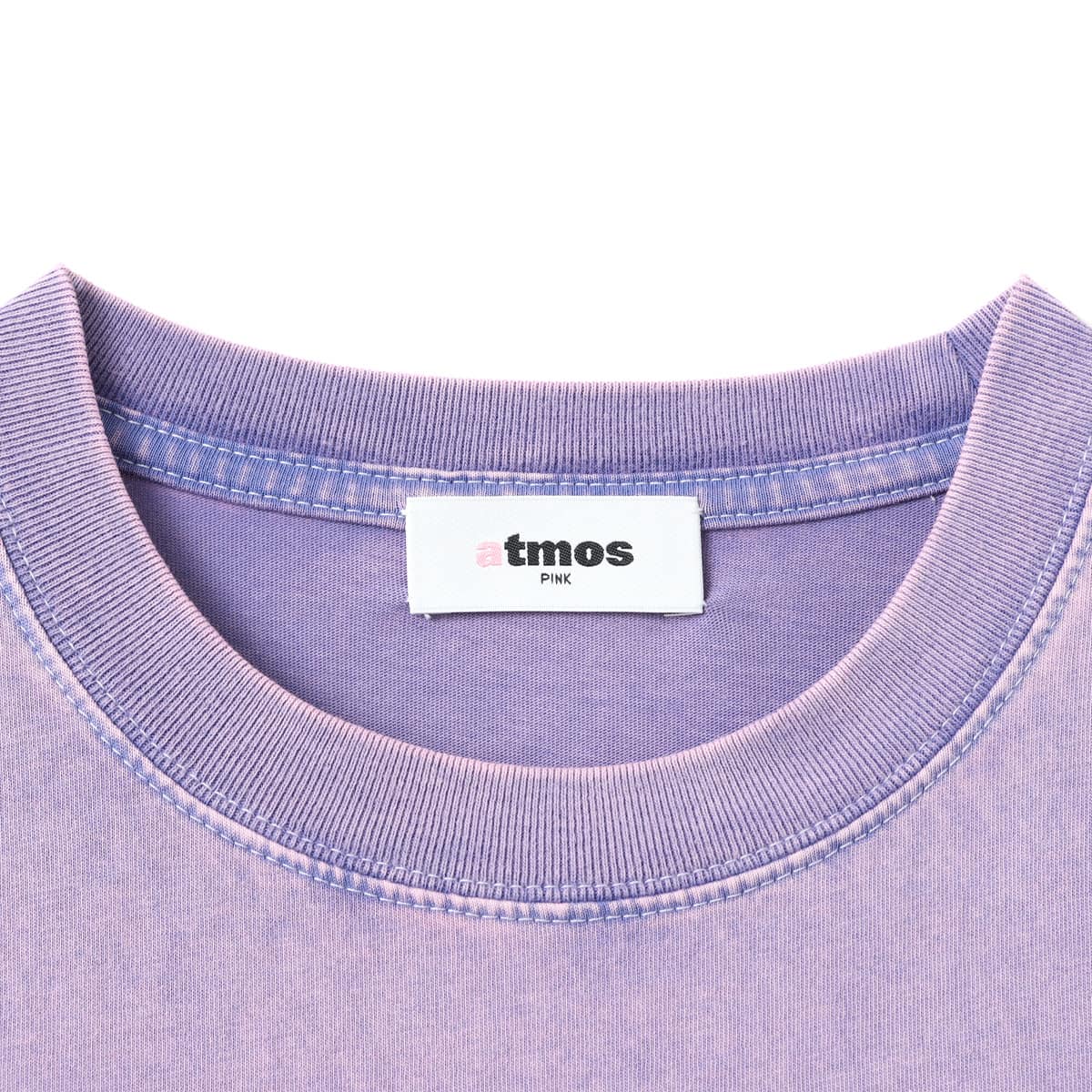 atmos pink Bleached Finishing T-shirt PINKの画像
