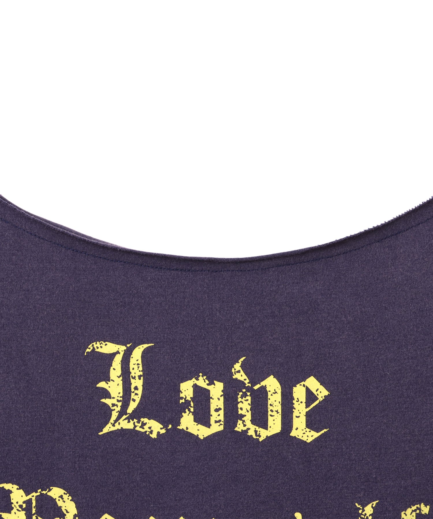 atmos pink Vintage Off-Shoulder T-shirt NAVYの画像