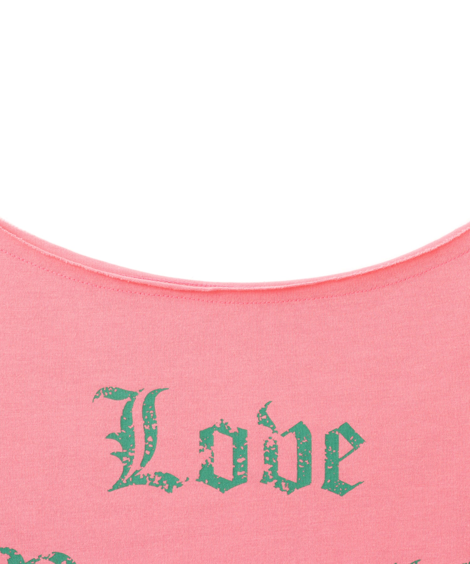 atmos pink Vintage Off-Shoulder T-shirt PINKの画像