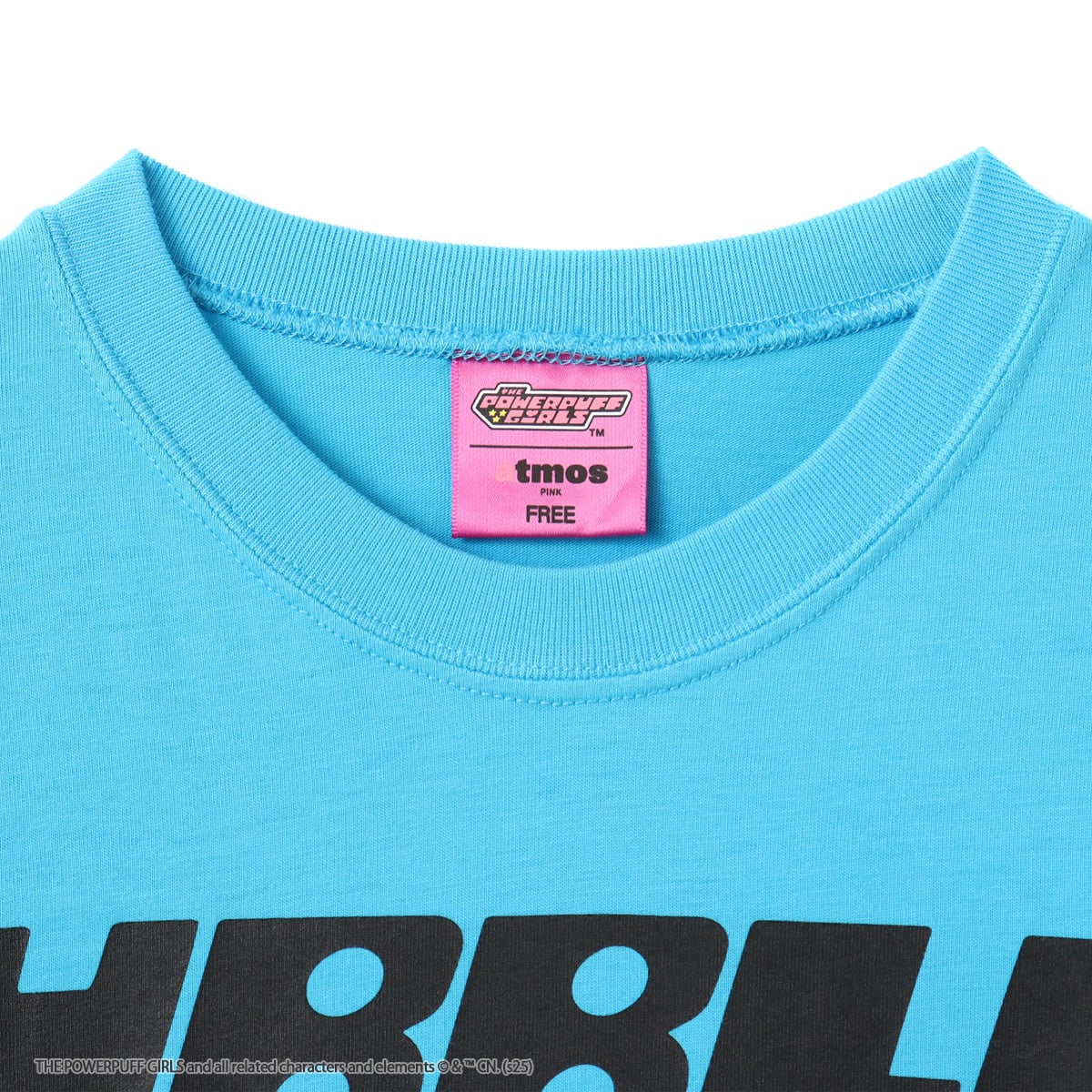 The Powerpuff Girls x atmos pink Color T-shirt BLUEの画像