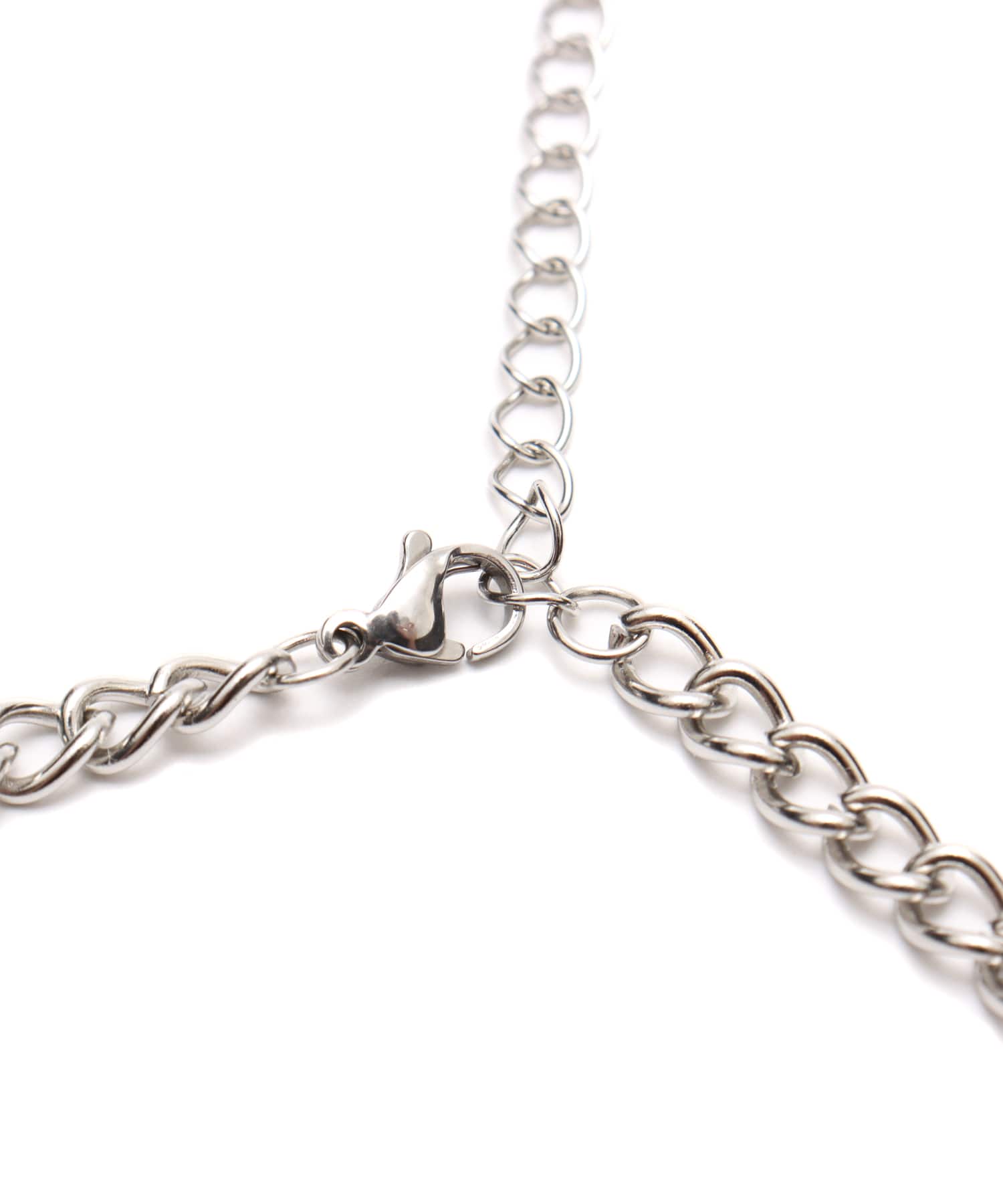 atmos pink Layered Pearl & Chain Necklace SILVERの画像
