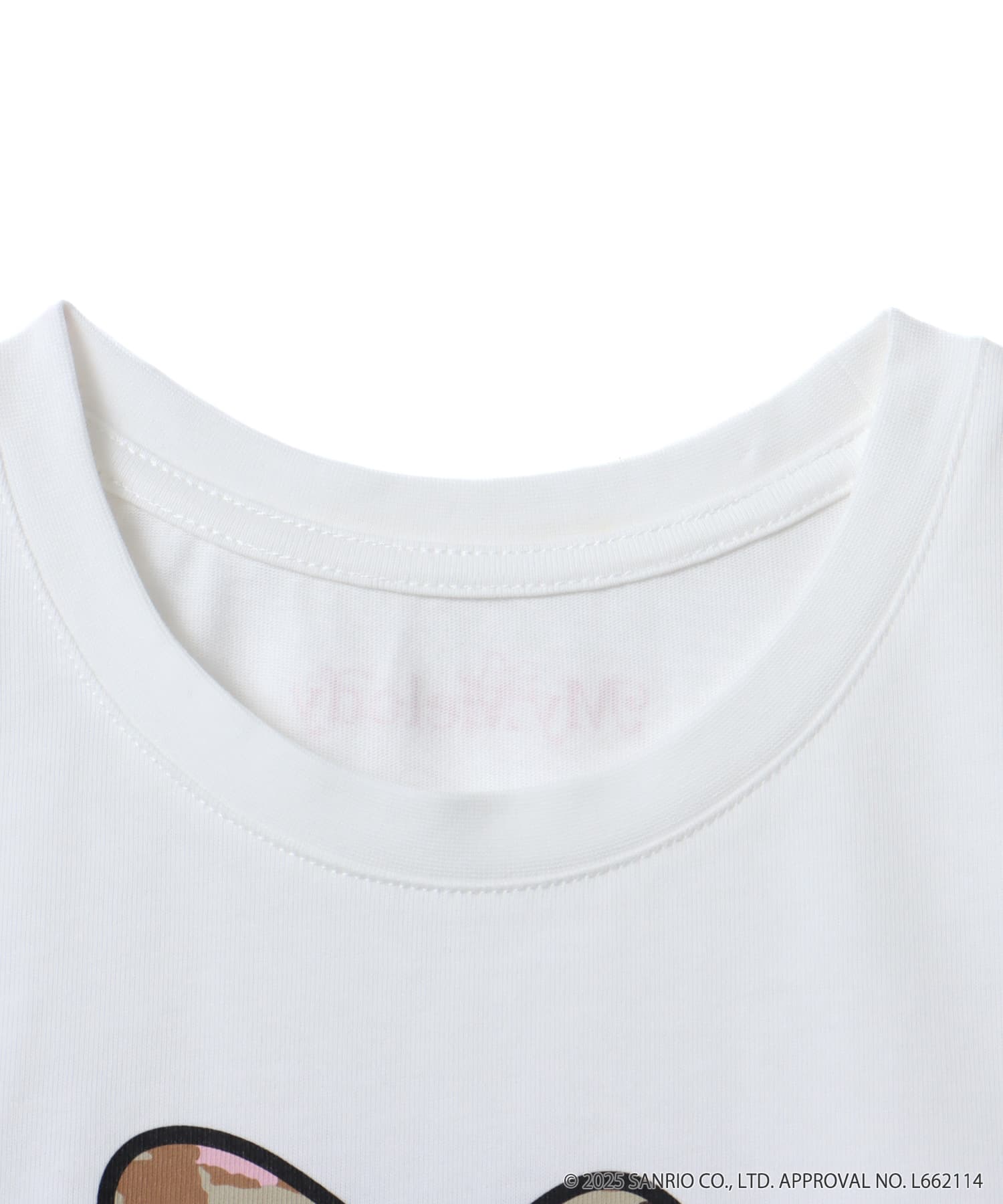 atmos pink x MY MELODY & KUROMI Short Print T-shirt WHITEの画像