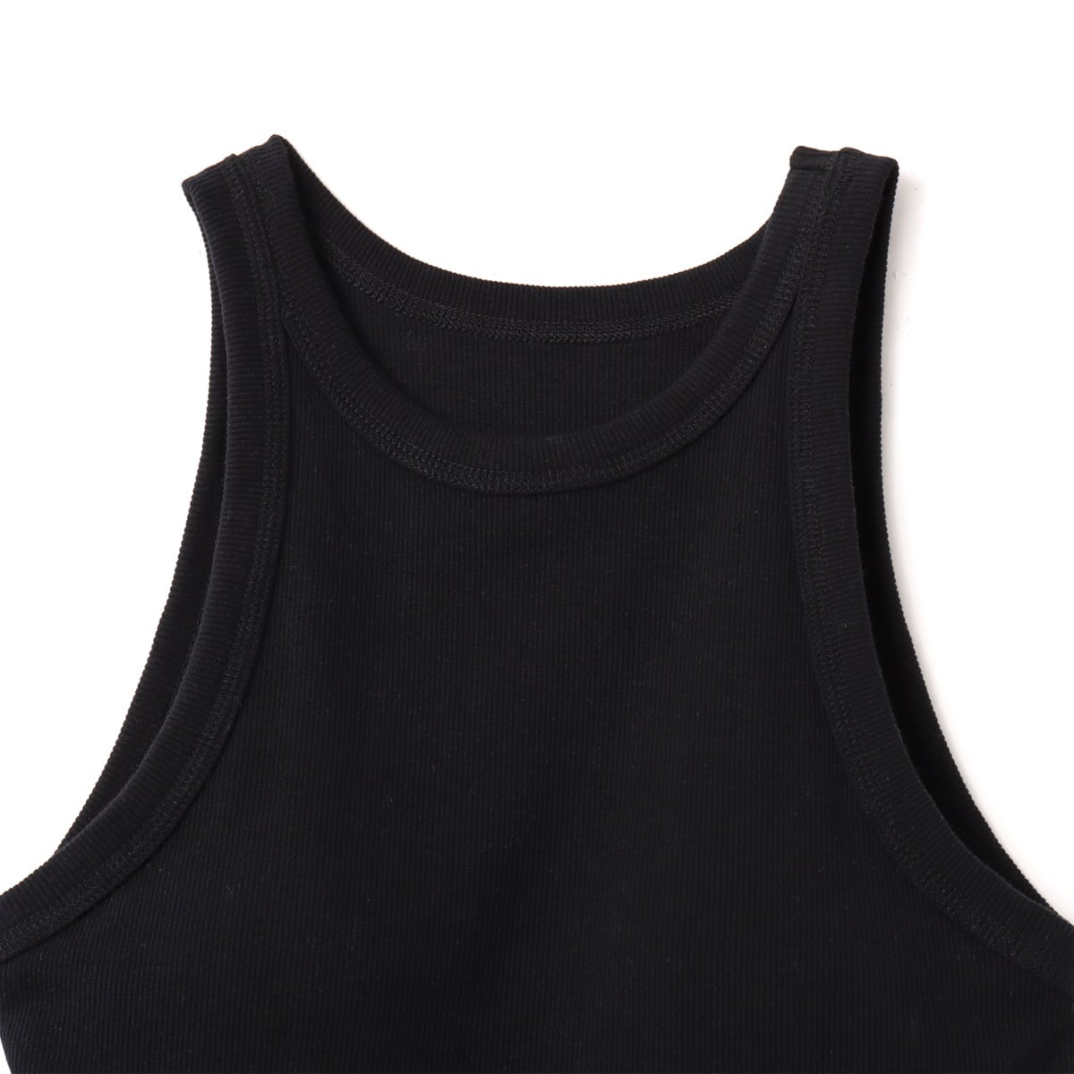 atmos pink Logo Embroidery Tank Top BLACKの画像