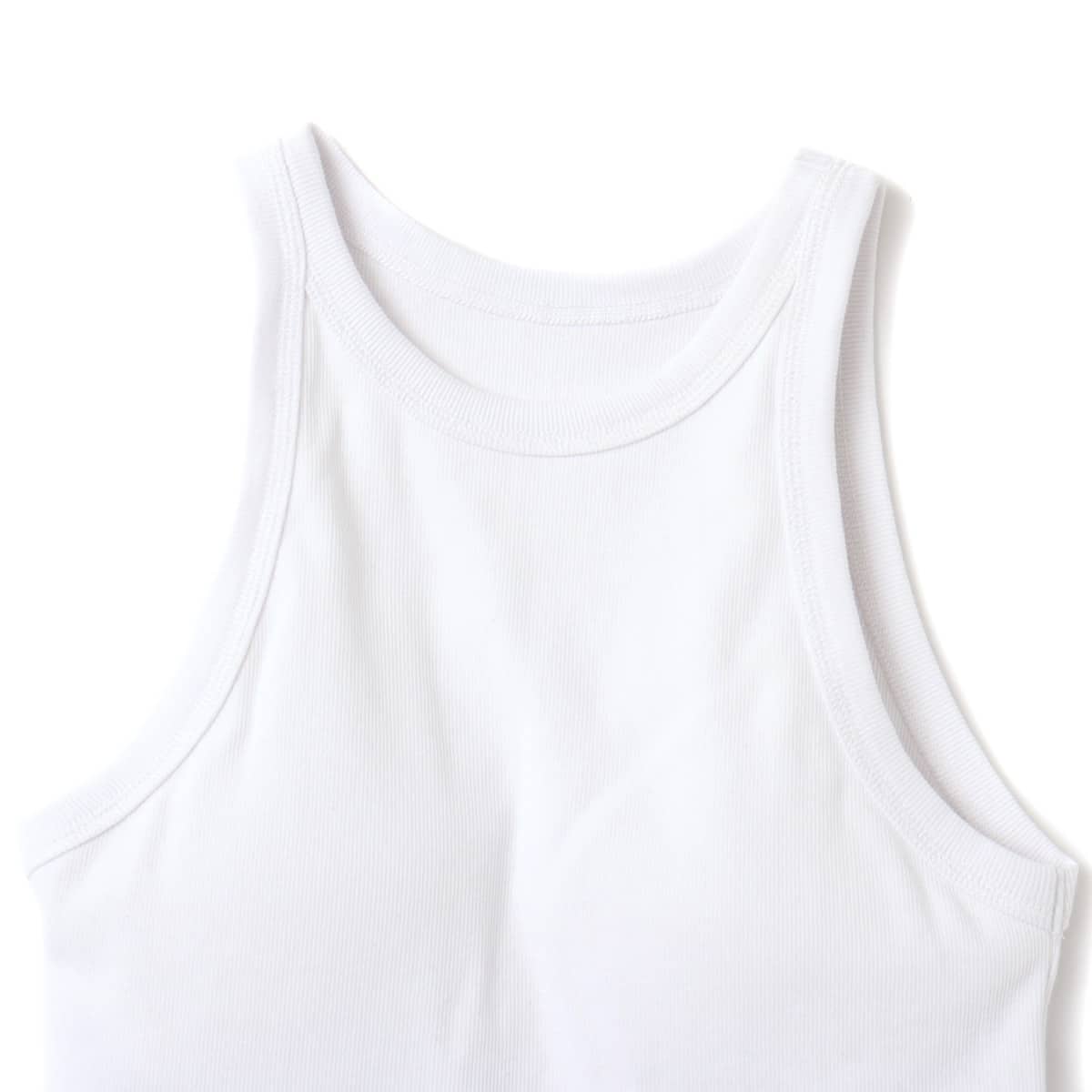 atmos pink Logo Embroidery Tank Top WHITEの画像