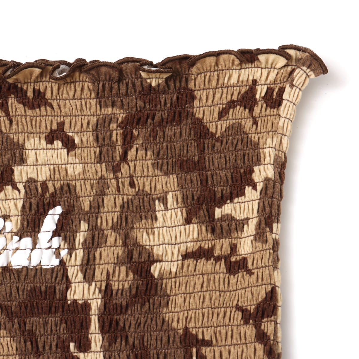 atmos pink Camouflage Shirring Baretop CAMOUFLAGE BROWNの画像