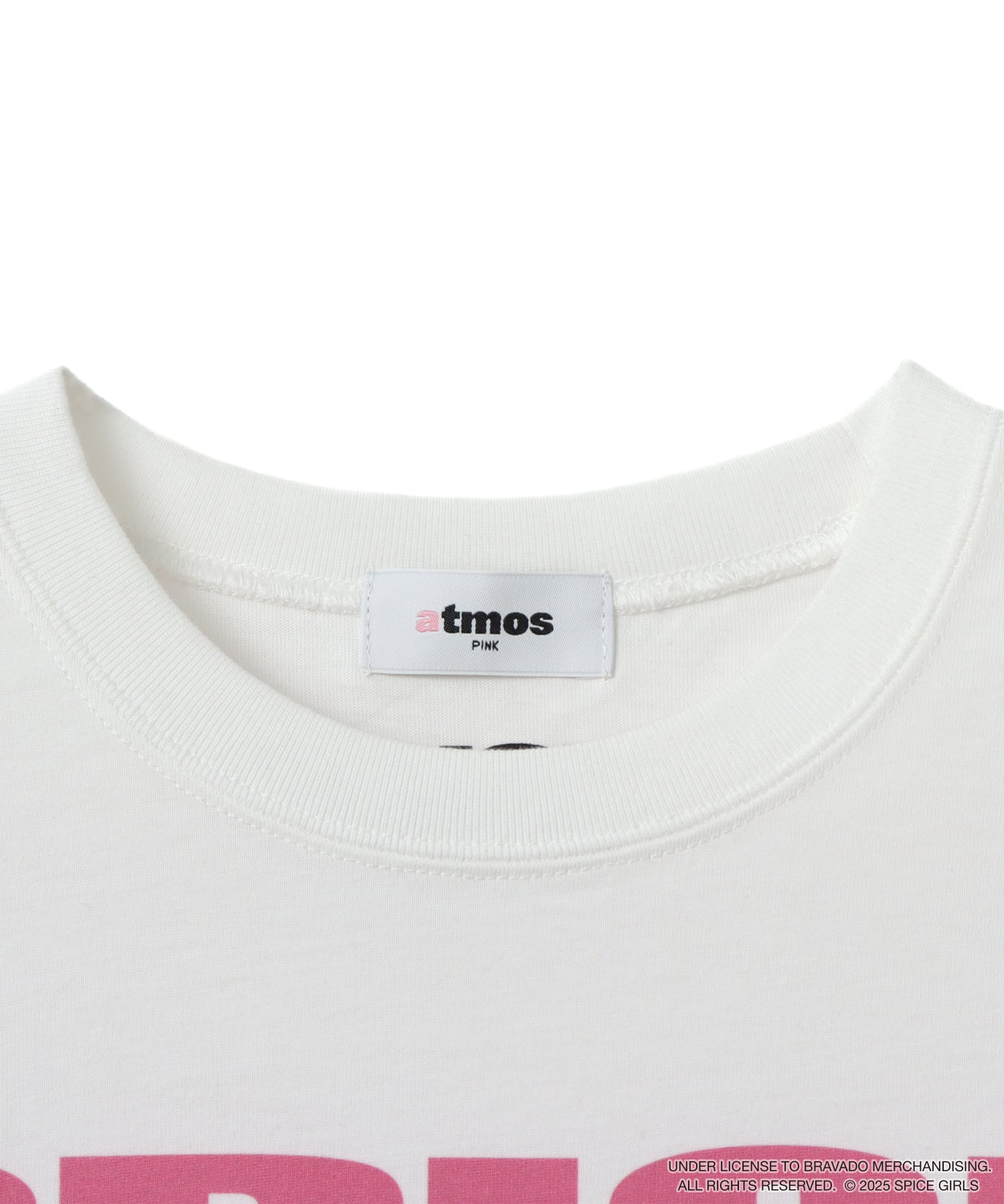 atmos pink x SPICE GIRLS Big T-shirt WHITEの画像