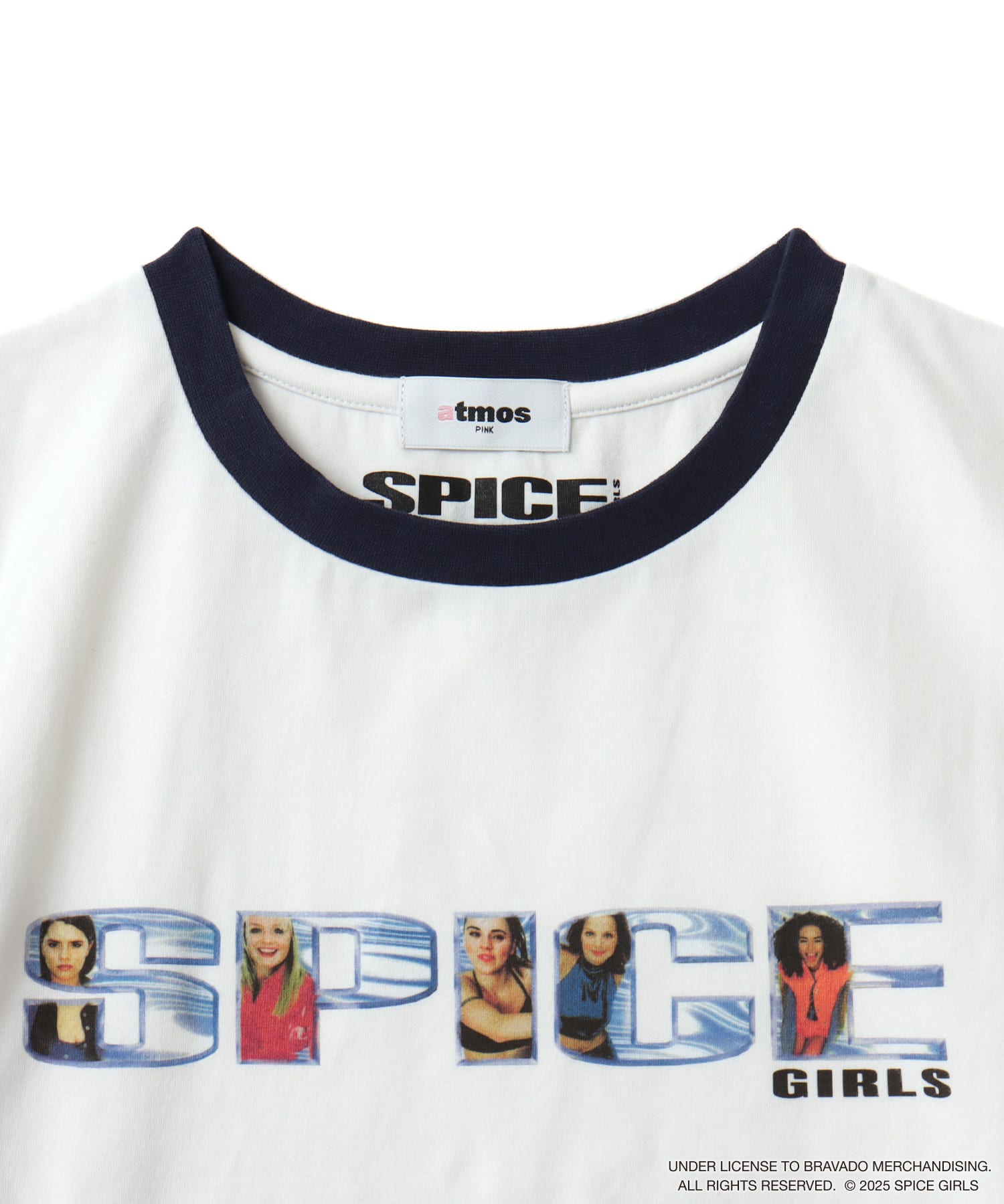atmos pink x SPICE GIRLS Short T-shirt WHITEの画像