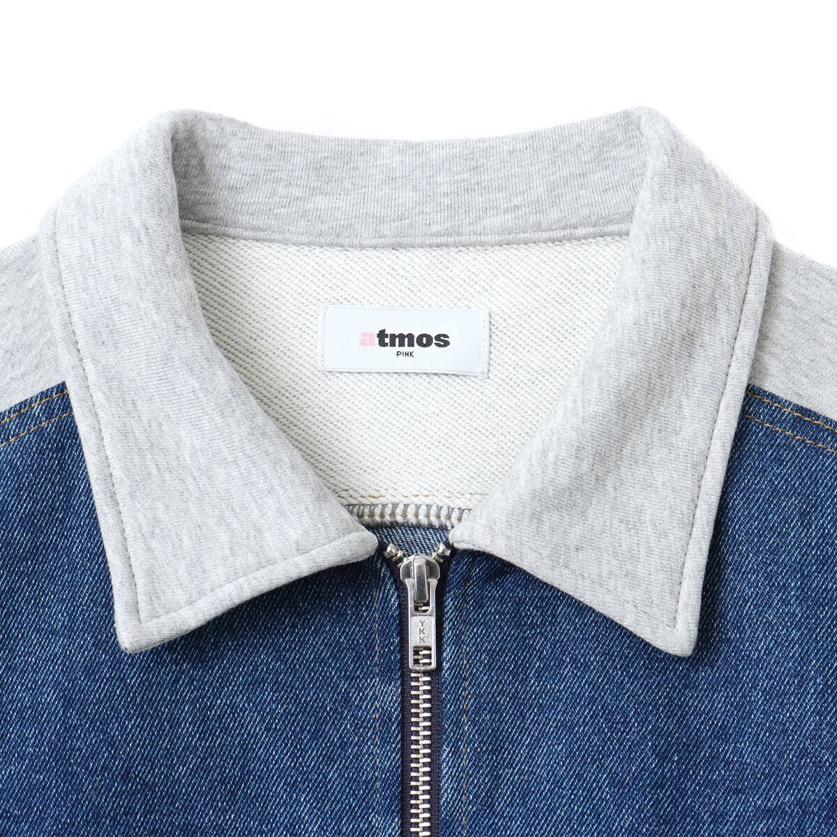 atmos pink Denim Docking Jacket BLUEの画像