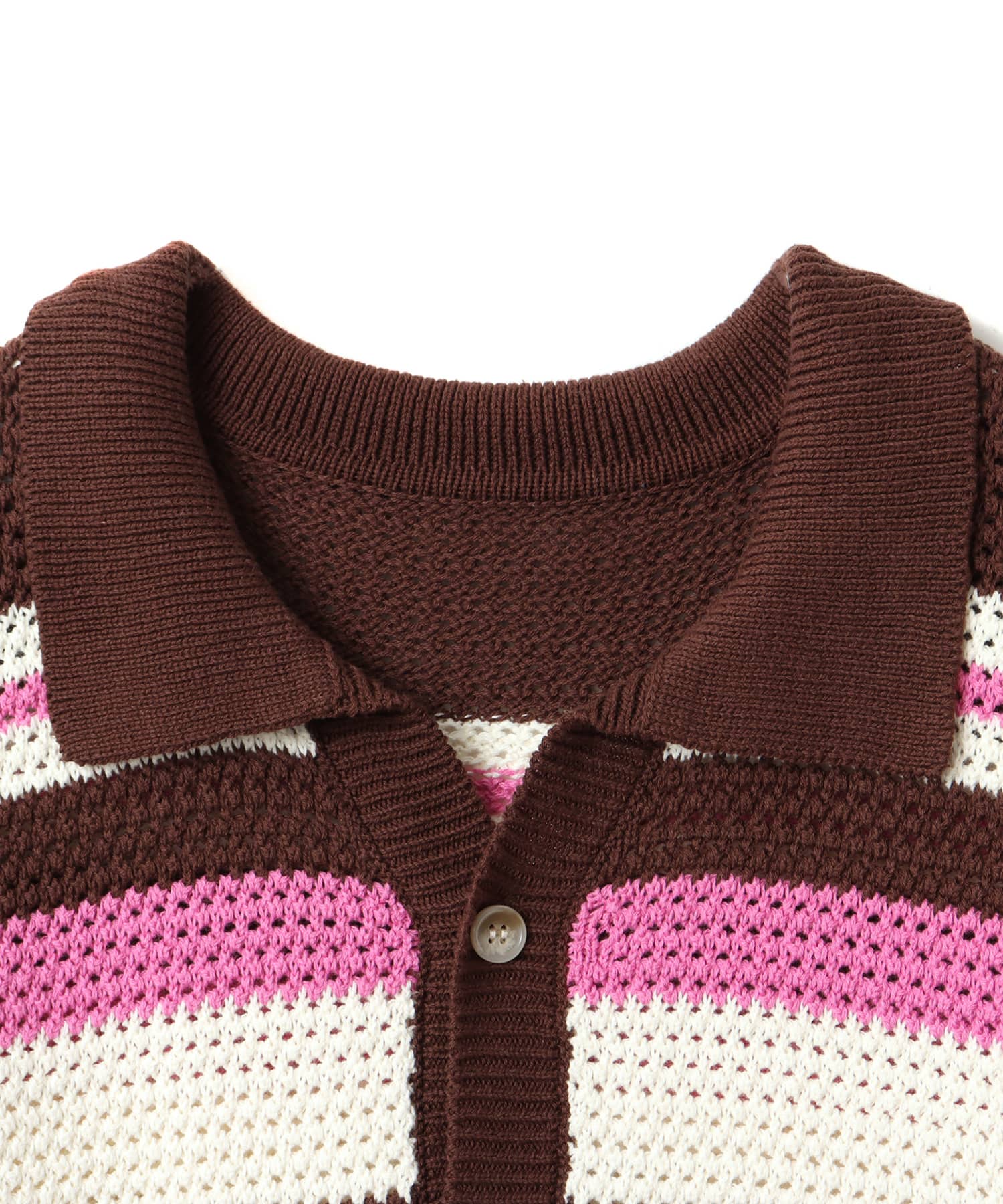 Arch gather see-through tops (Pink) – POPPY