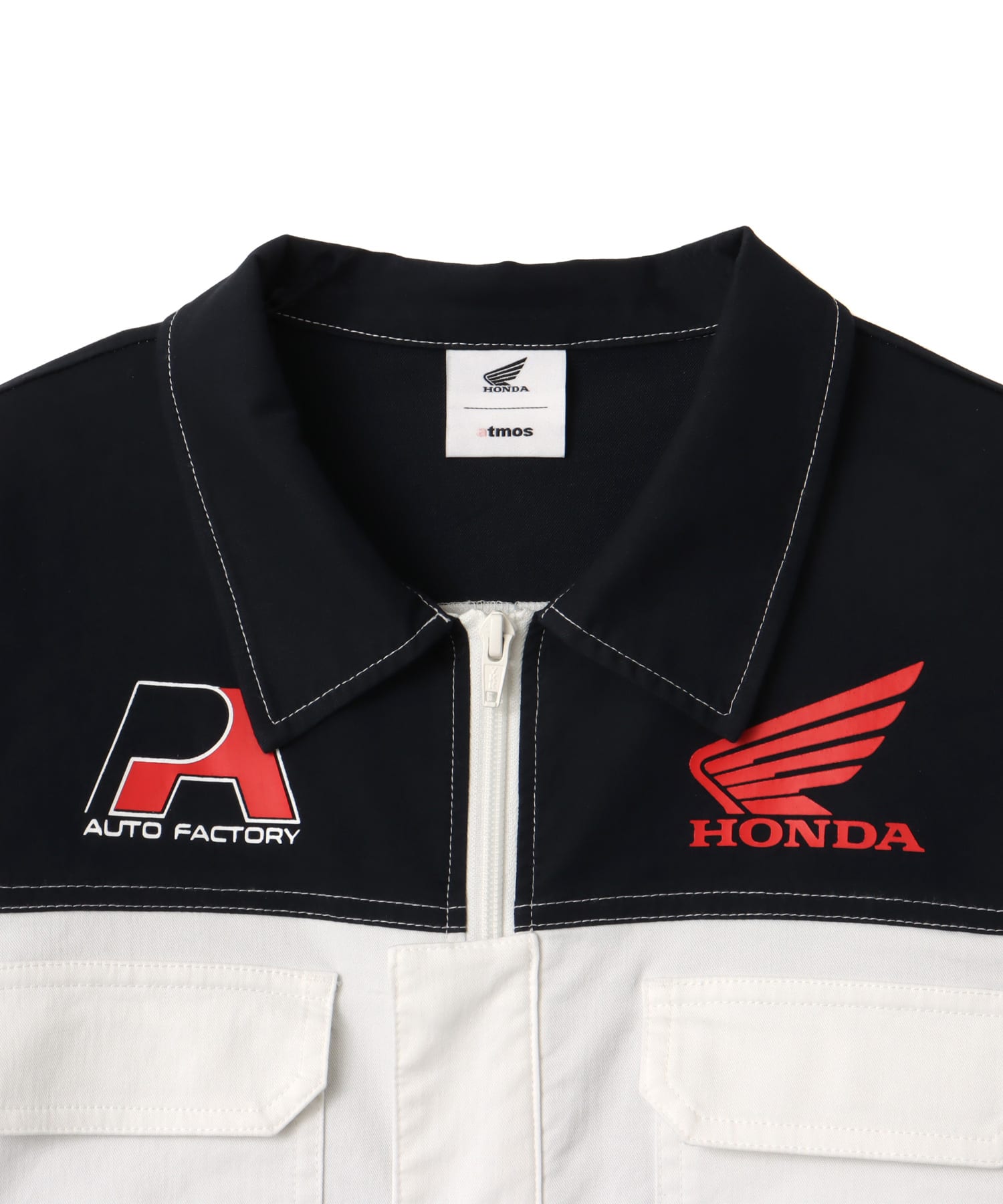 HONDA x atmos pink Racing All-in-one WHITEの画像
