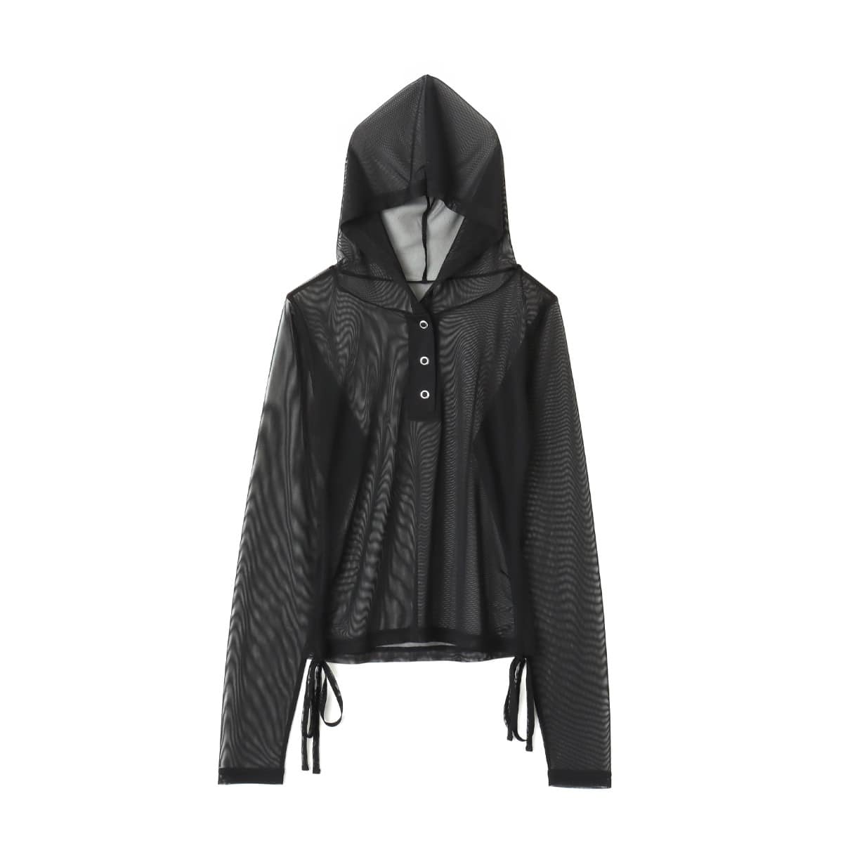 atmos pink See-through Hoodie BLACKの画像