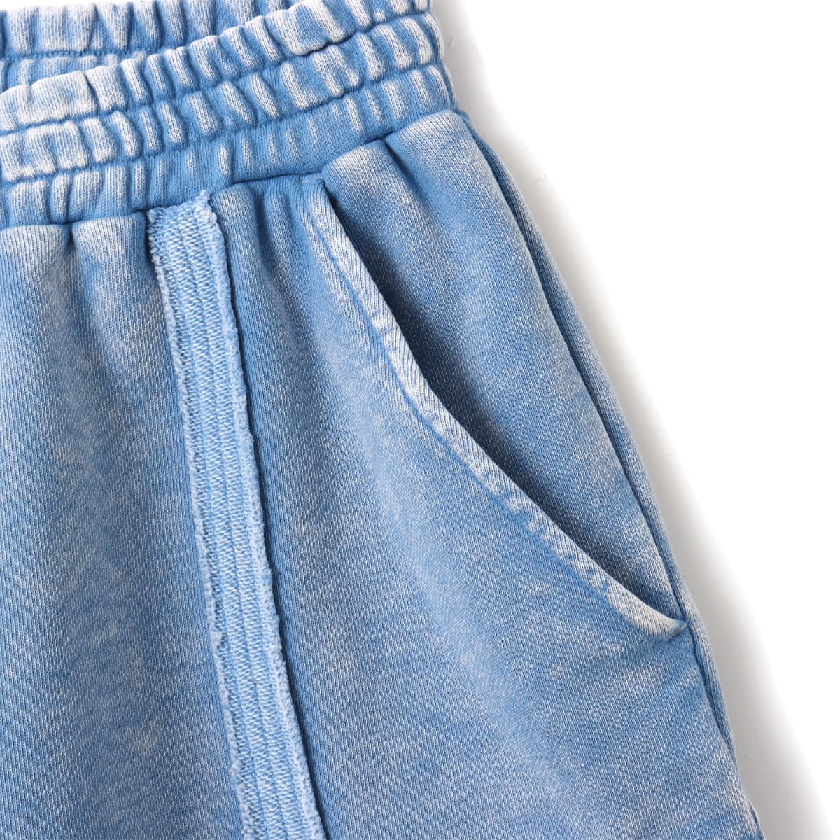 atmos pink Pigment Sweat Short Pants BLUEの画像