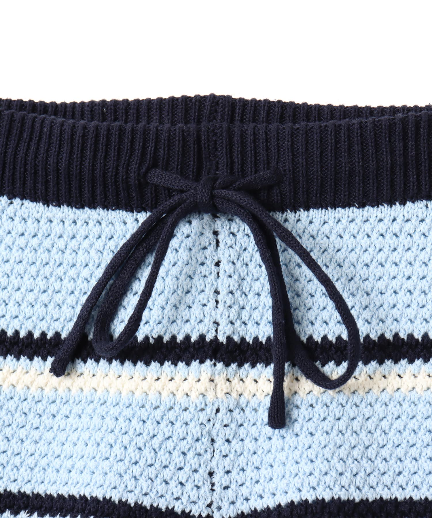 atmos pink Boder Knit Short Pants BLUEの画像