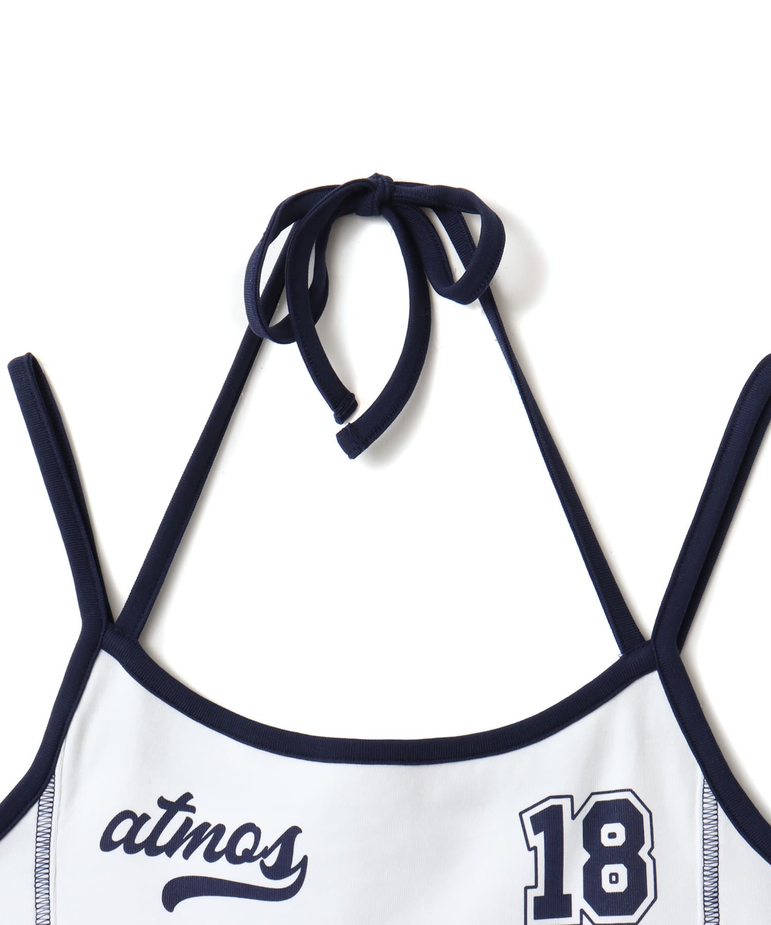 atmos pink Halter Neck Camisole WHITEの画像