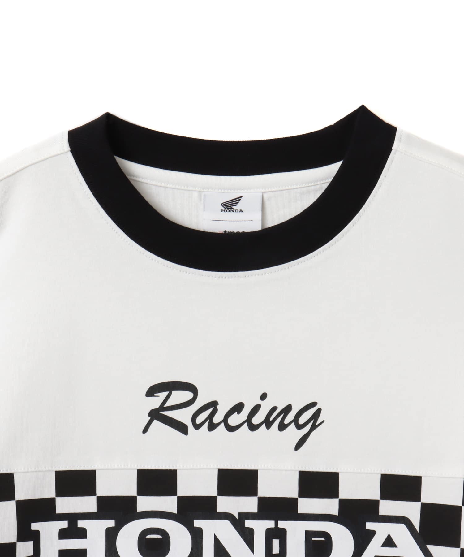 HONDA x atmos pink Racing Over T-shirt WHITEの画像