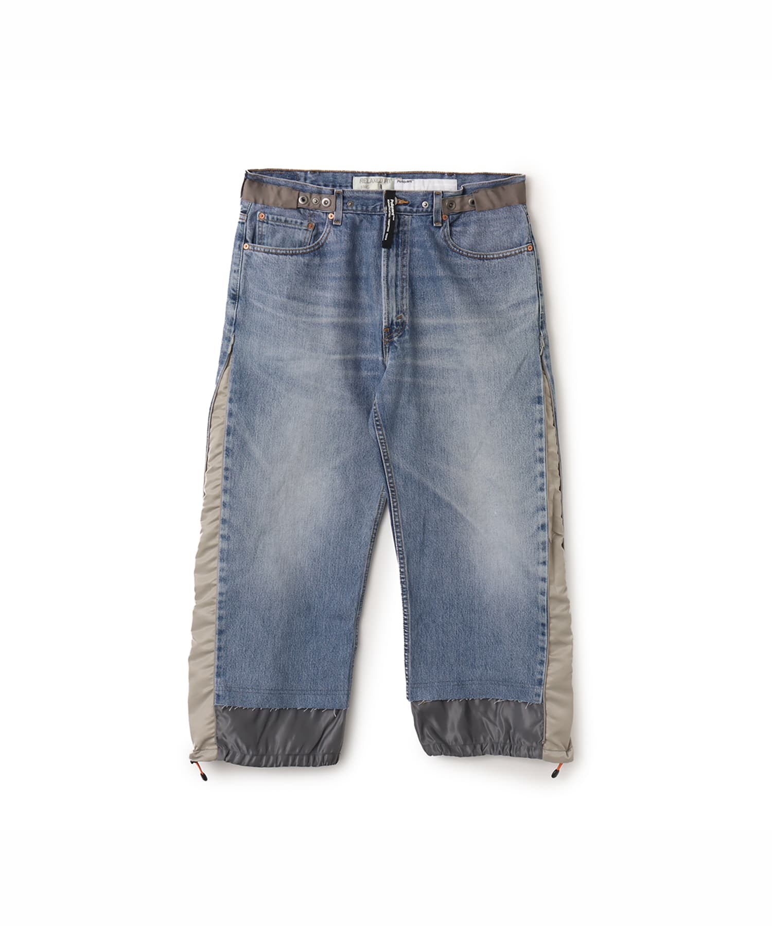 Poliquant THE DEFORMED ADJUSTABLE THRIFTING DENIM 550 [FIGURE ARCHIVES] LIGHT BLUEの画像