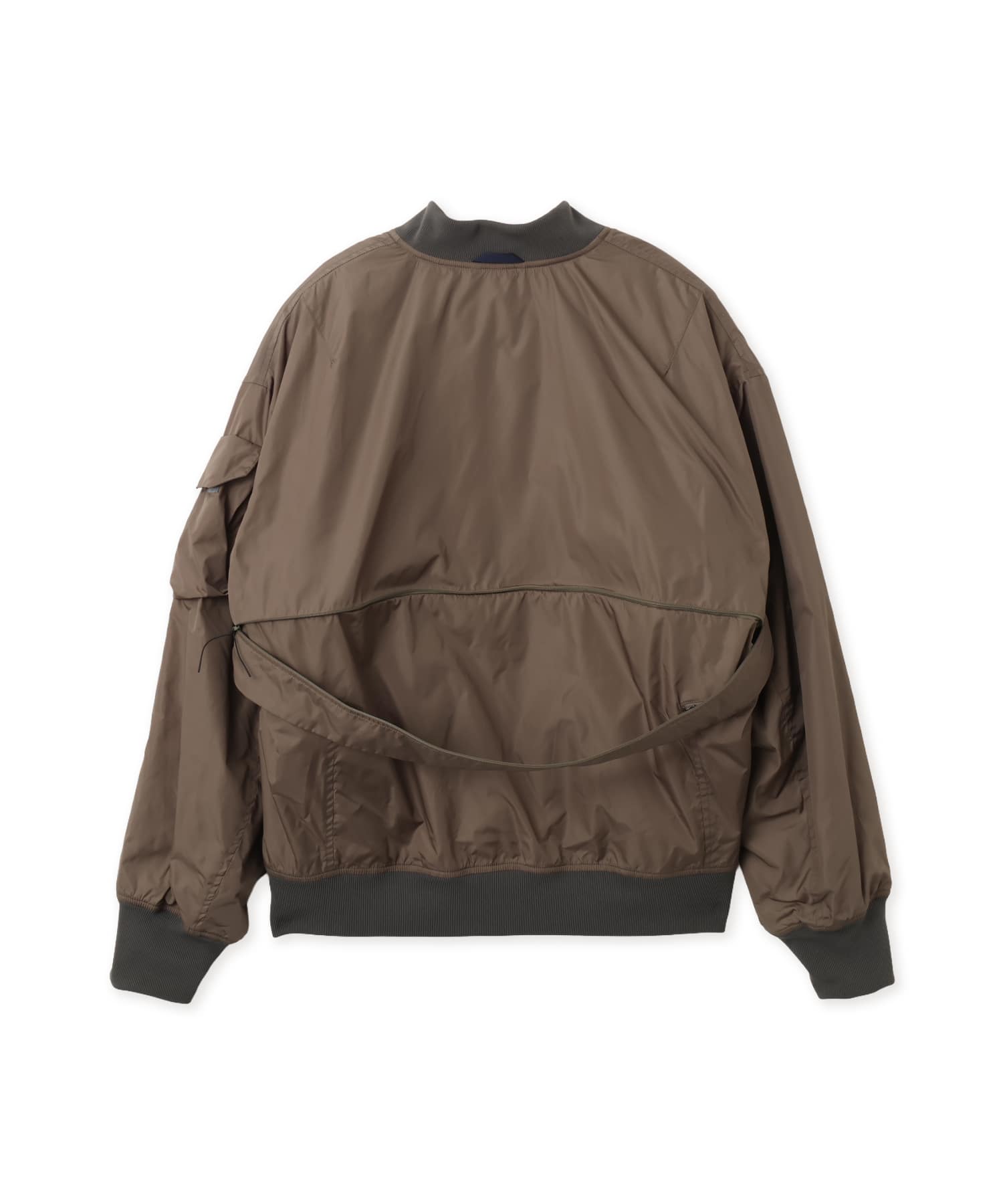 Poliquant THE BREATHABLE INSULATED BOMBER JACKET OLIVEの画像