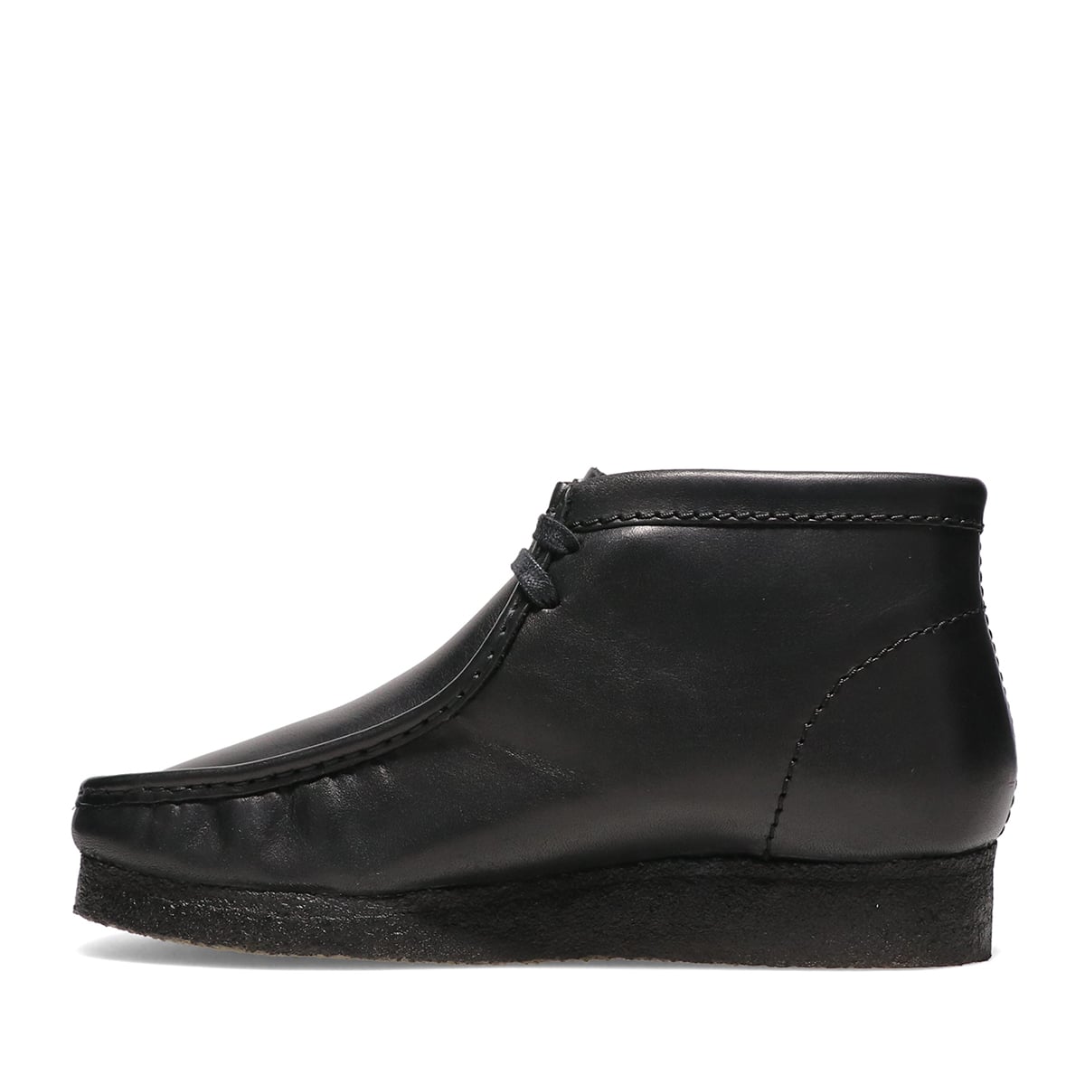 Clarks Wallabee Boot Black Leather BLACK 22SP-I