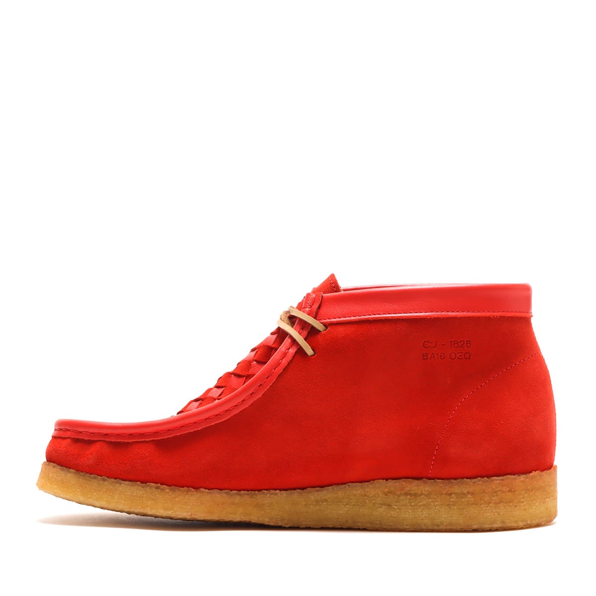 Clarks Wallabee Boot Red Woven 21SP-I