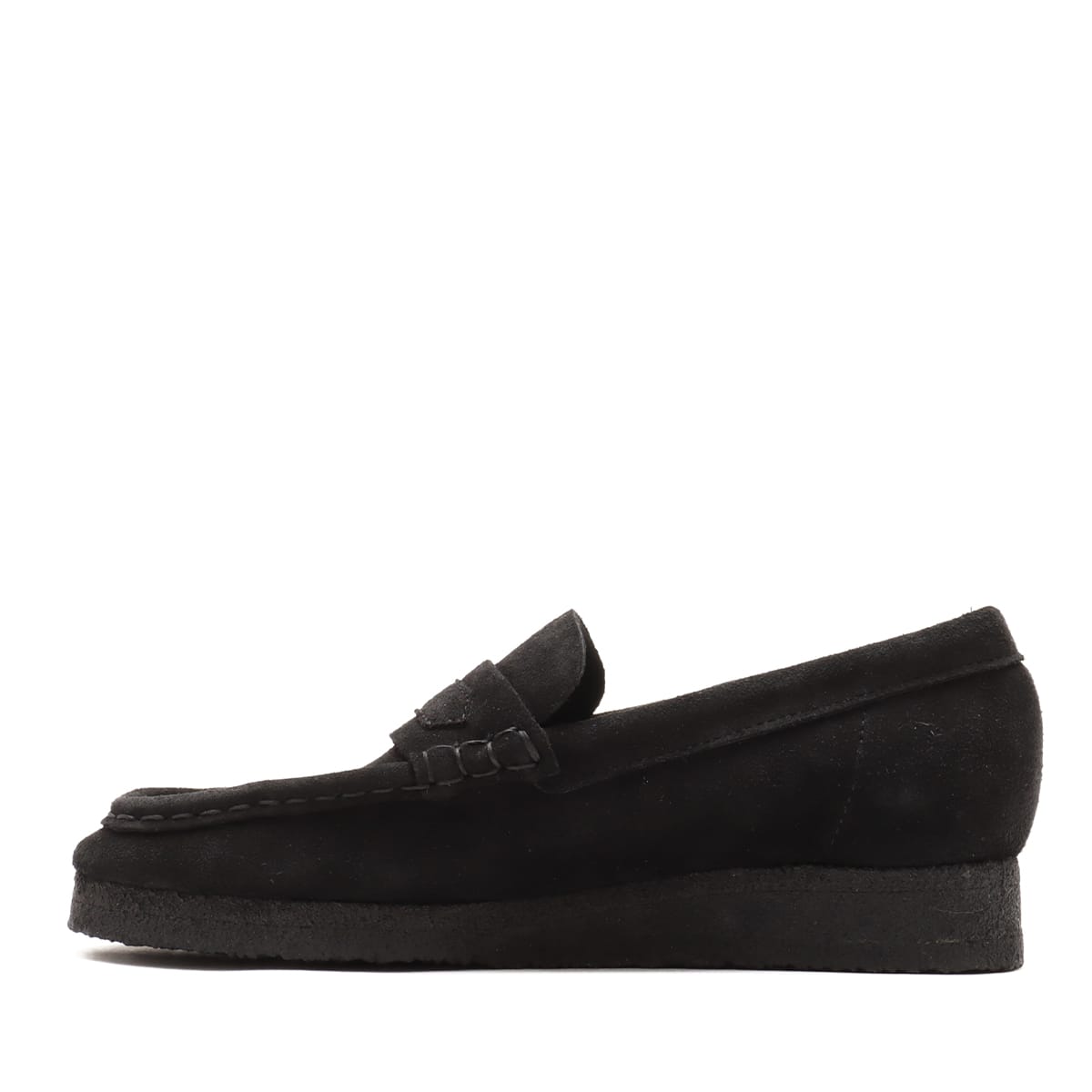 Clarks WallabeeLoafer Black Sde BLACK 23FA-I