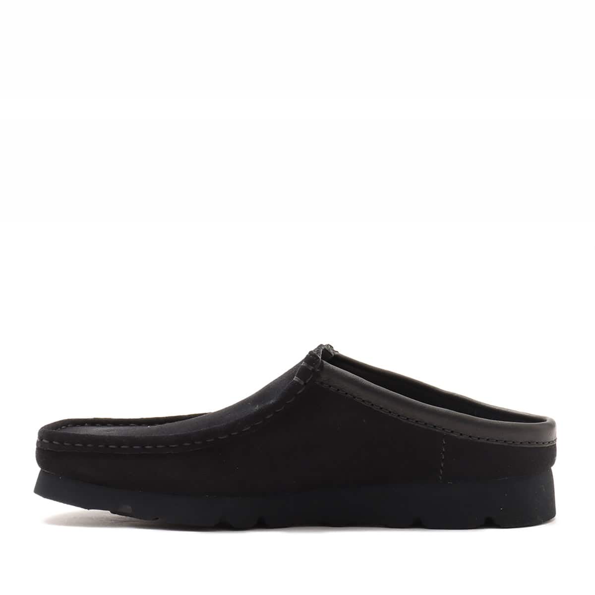 Clarks Wallabee Slip Black Sdeの画像