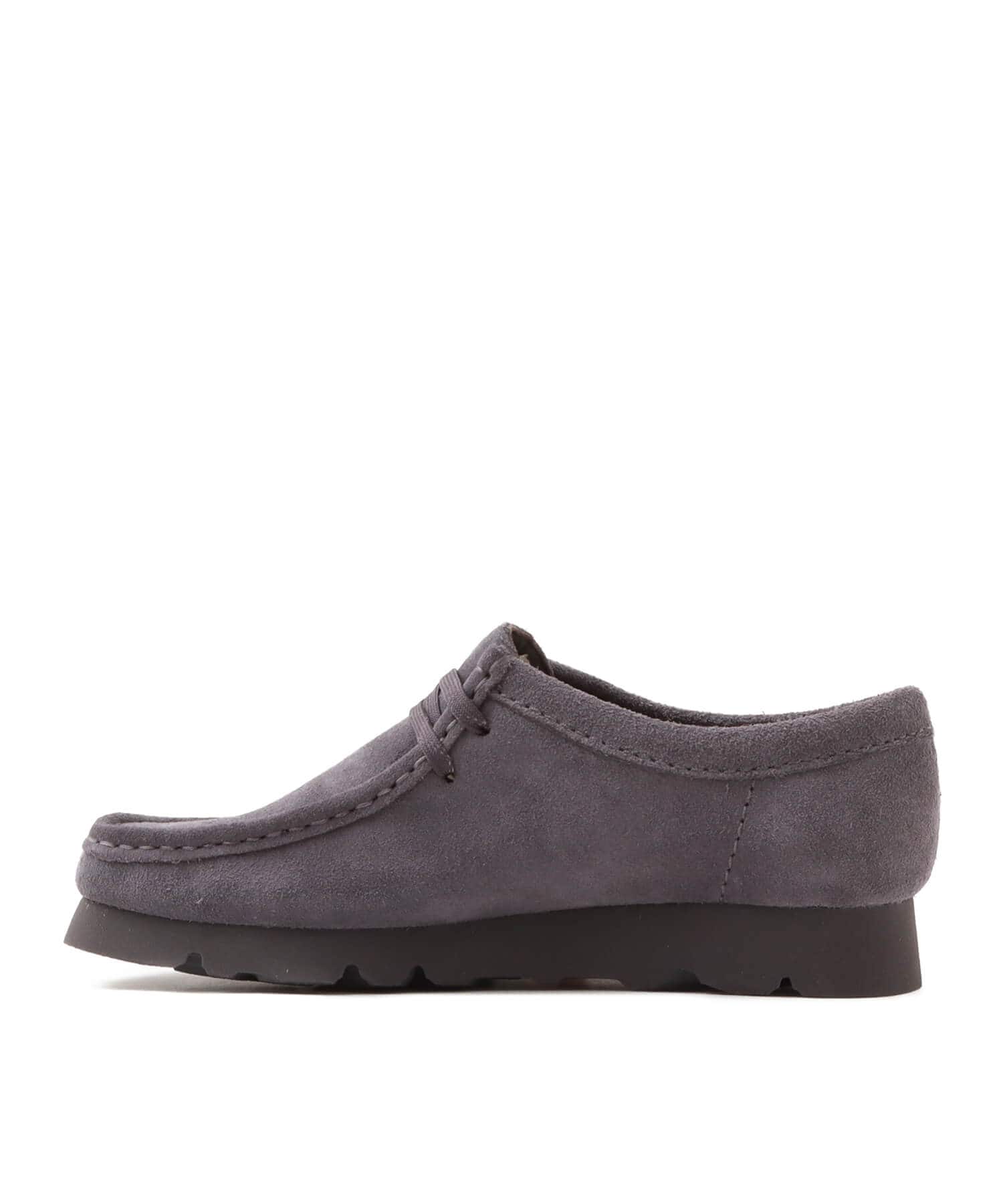 CLARKS Ladies Wallabee. GTX Purple Grey Suedeの画像