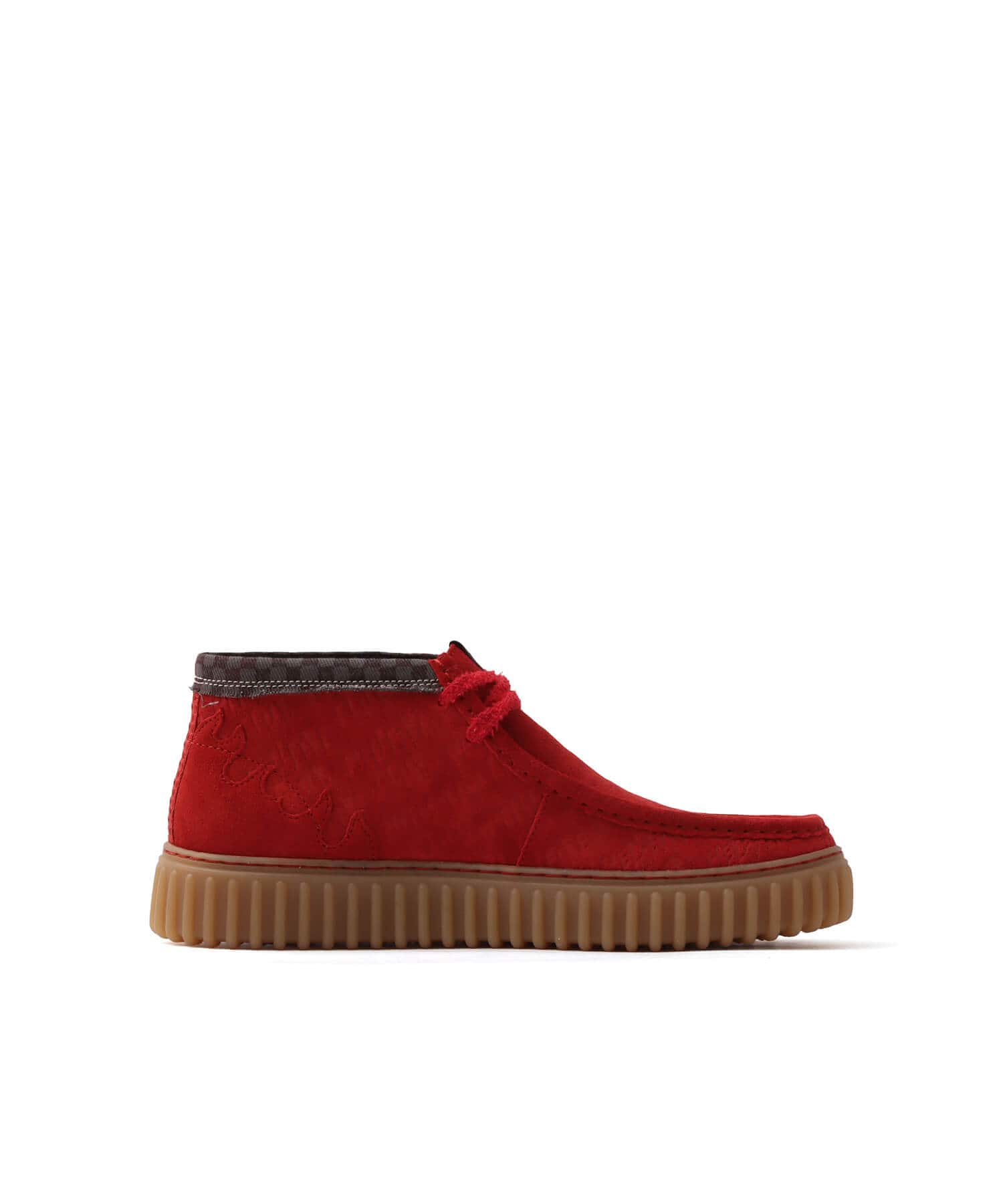 CLARKS Torhill Hi x Stranger Things Redの画像