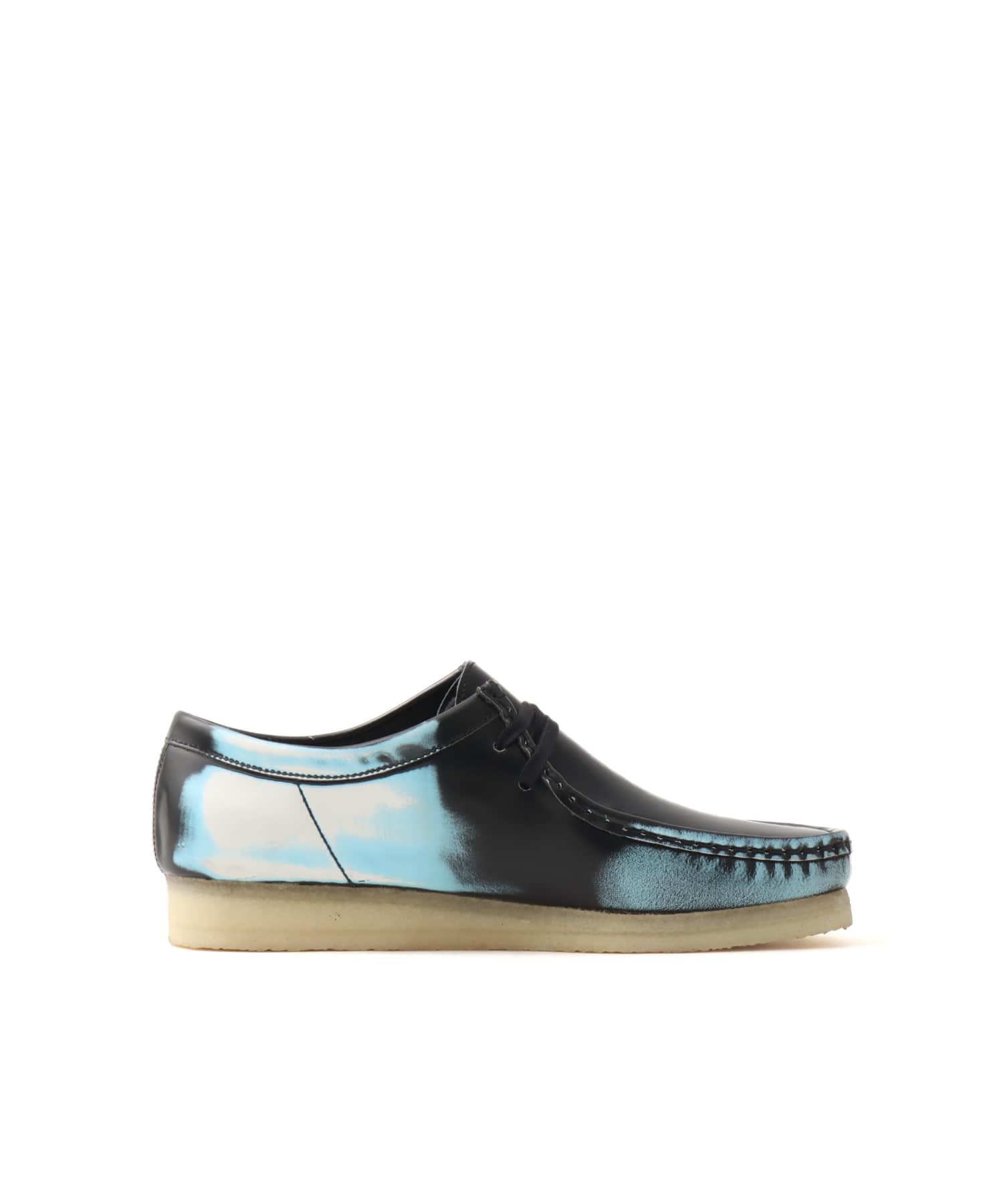 Clarks Wallabee Black Brush Offの画像