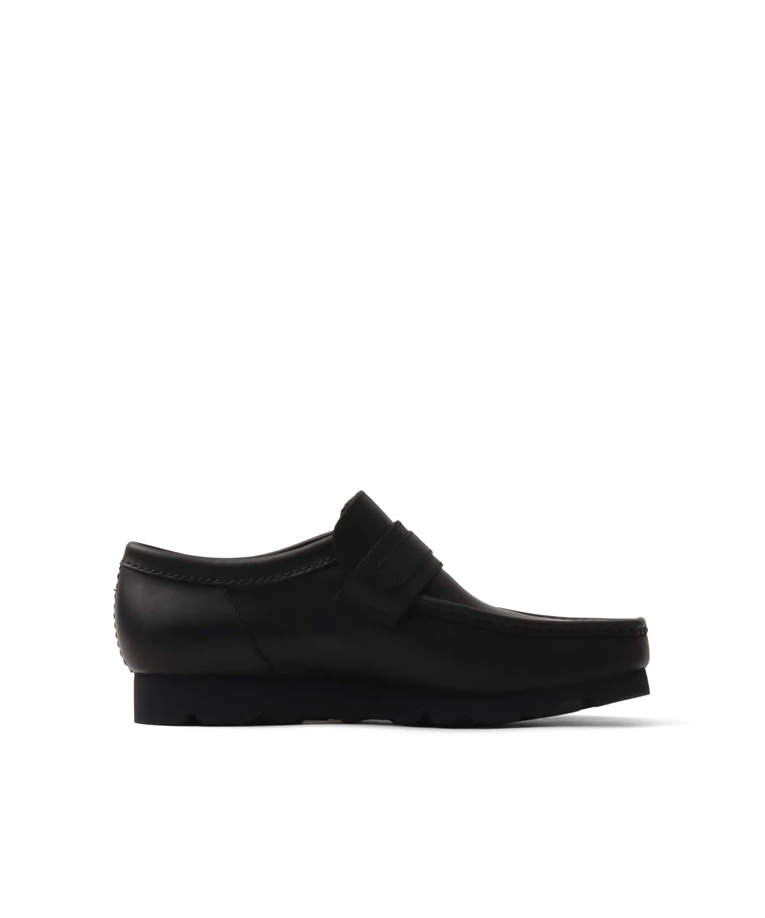 Clarks WallaLoaferGTX Black Leatherの画像