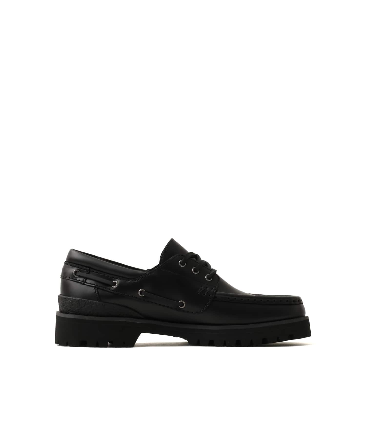 CLARKS Yukoner Boat Black Leatherの画像