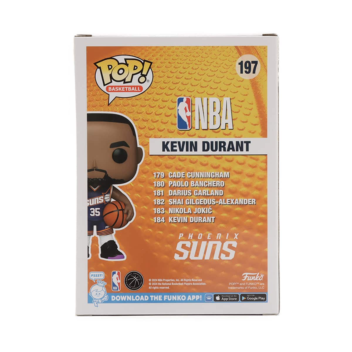 FUNKO POP! NBA- Suns- Kevin Durant(Icon Edition) MULTIの画像