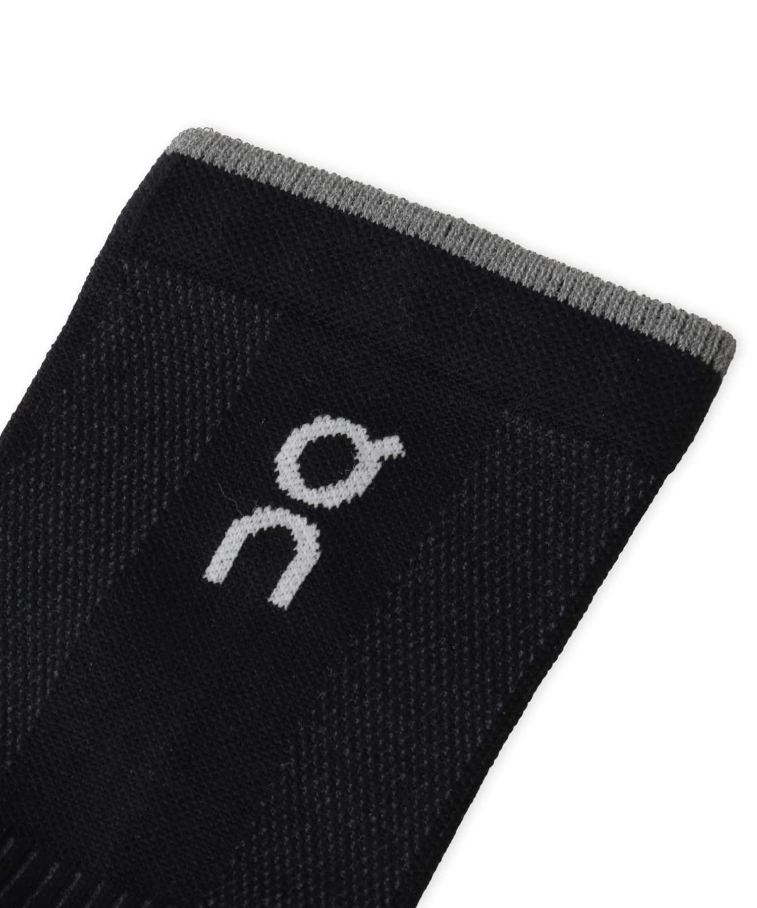 On Elite Run Sock High Blackの画像