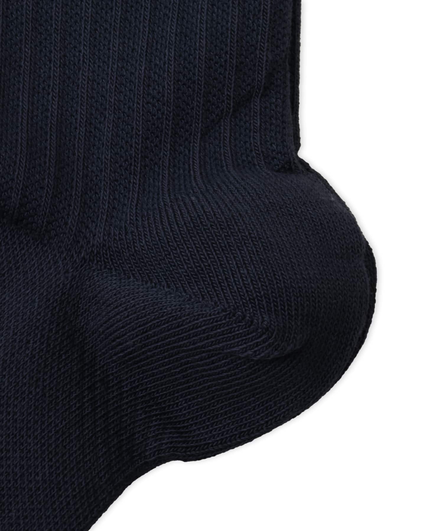On Logo Sock High 3P NAVYの画像