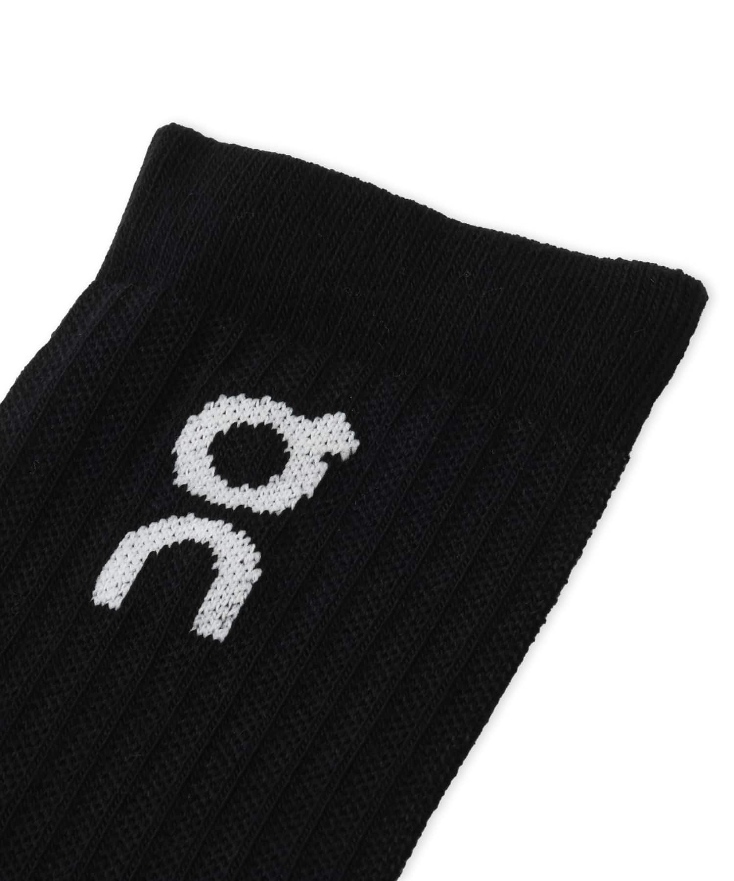 On LOGO SOCK HIGH 3P 1 U BLACKの画像