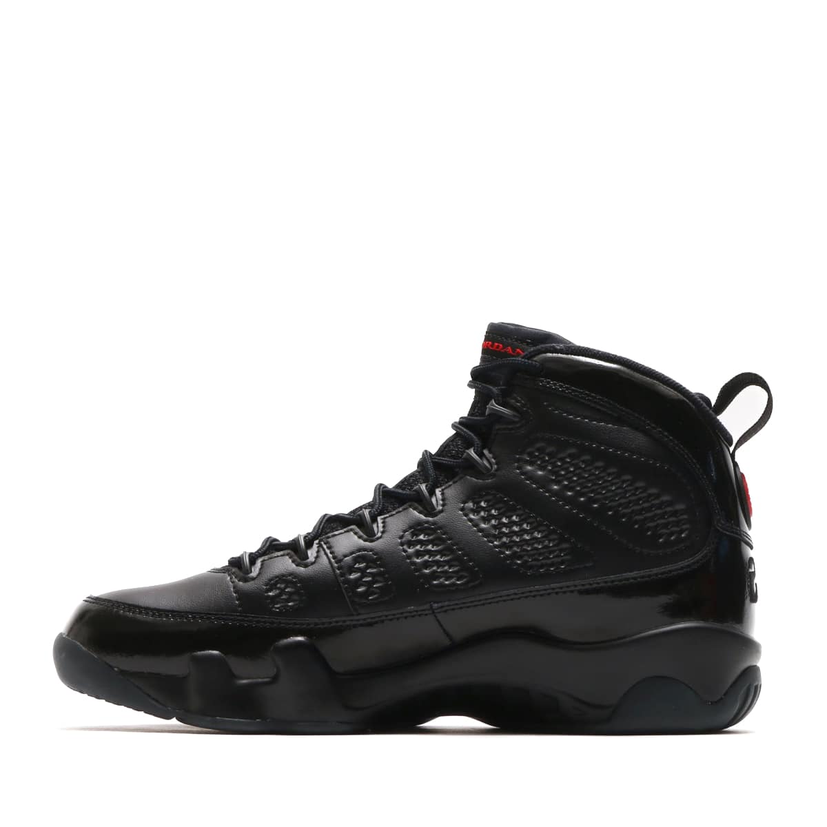 JORDAN BRAND AIR JORDAN 9 RETRO BLACK/UNIVERSITY RED-ANTHRACITE