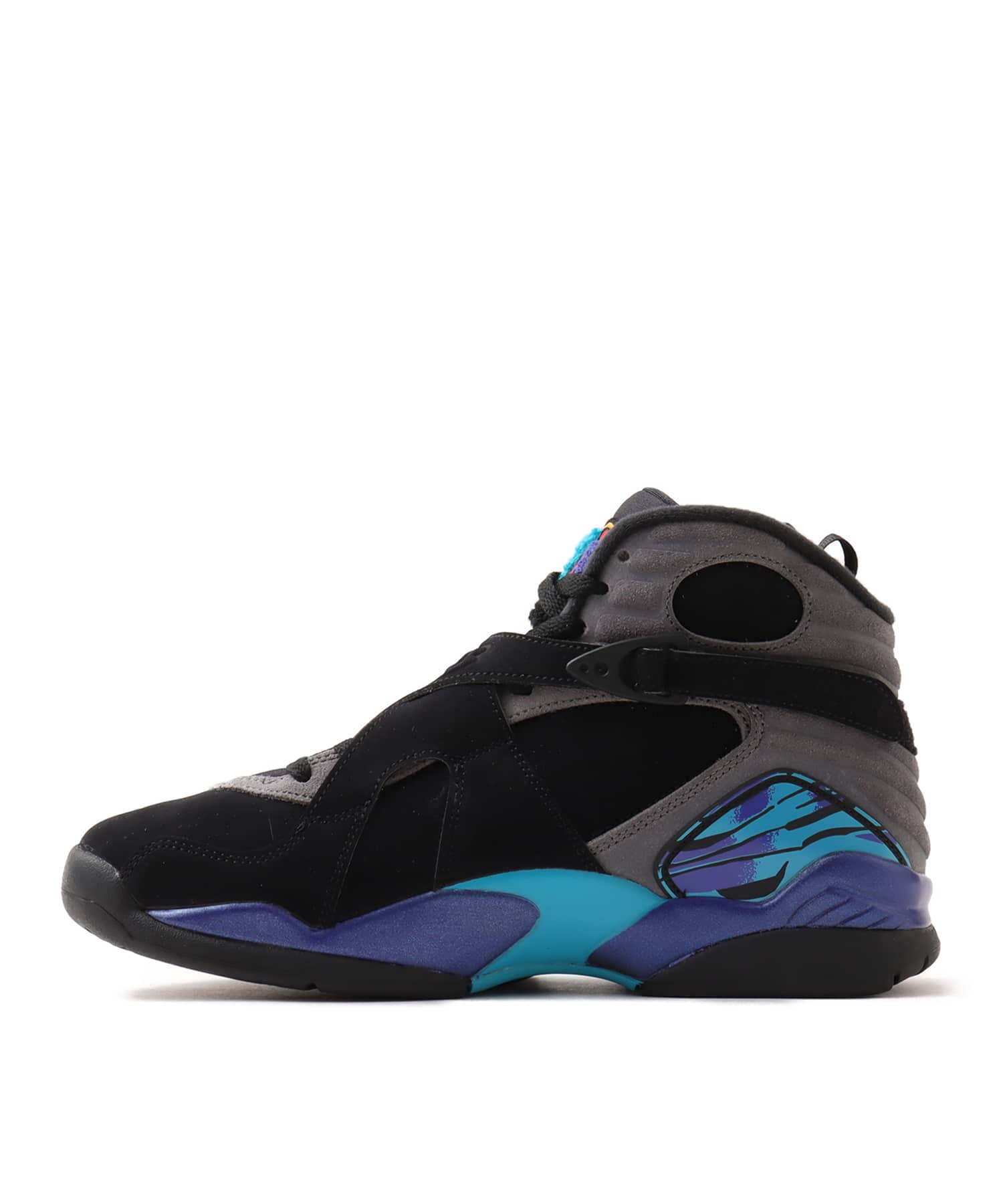JORDAN BRAND AIR JORDAN 8 RETRO BLACK/MULTI-COLOR-MULTI-COLORの画像