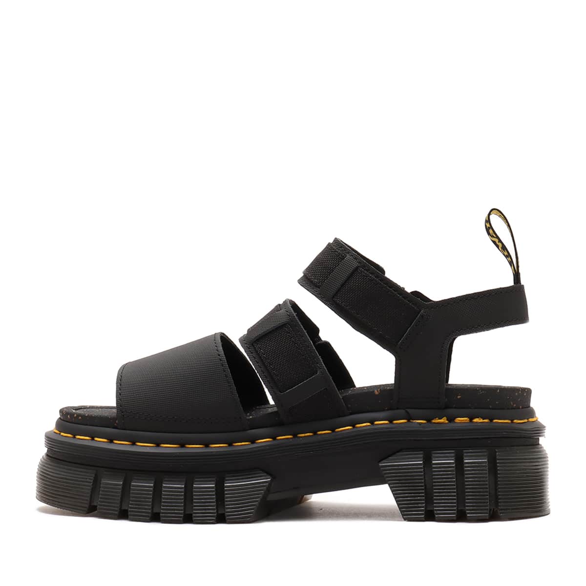 Dr.Martens Ricki 3-strap sandal Black Ajax & Black Extra Tough 50/50 BLACKの画像
