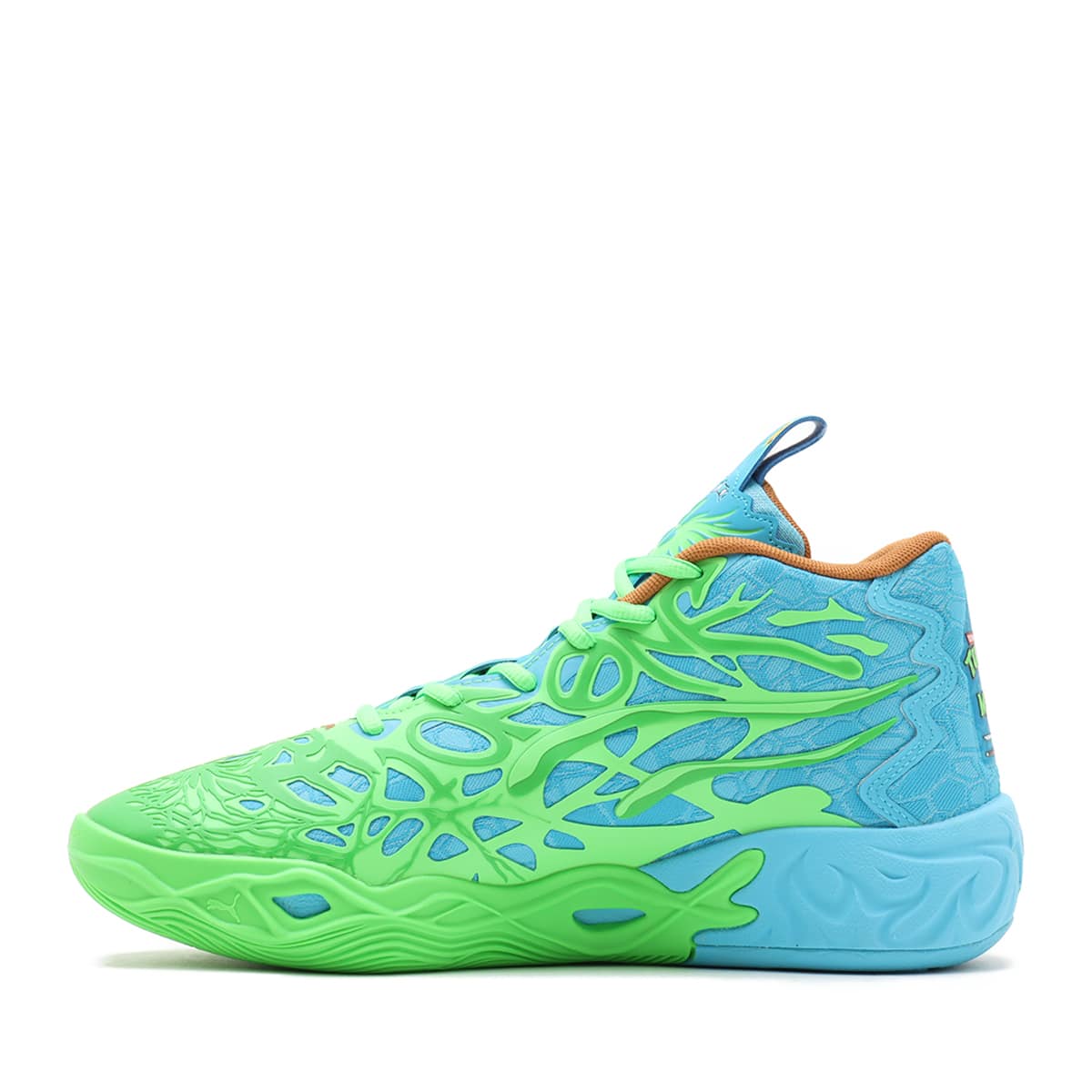 PUMA MB.04 TMNT L&M FLURO GREEN PES-PUMA GREEN-Bの画像