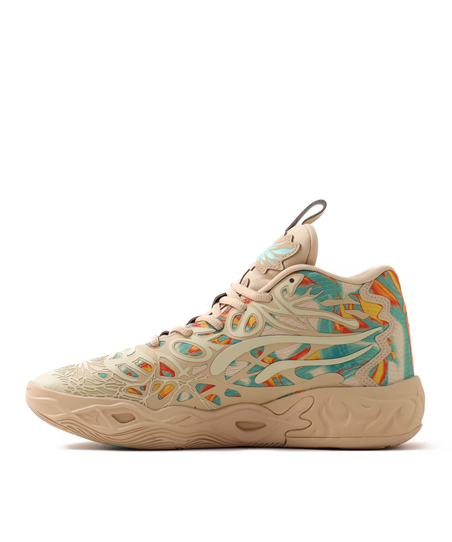 PUMA MB.04 FLARE LIGHT SAND-AQUATIC-ORANGE GLの画像