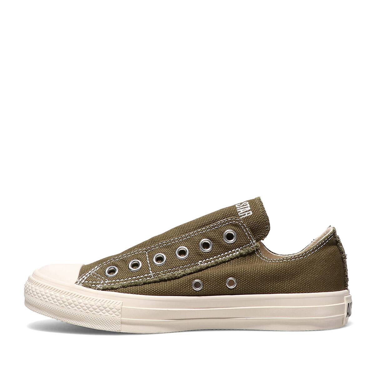 CONVERSE ALL STAR ROUGHCANVAS SLIP OX OLIVE 22SS-I