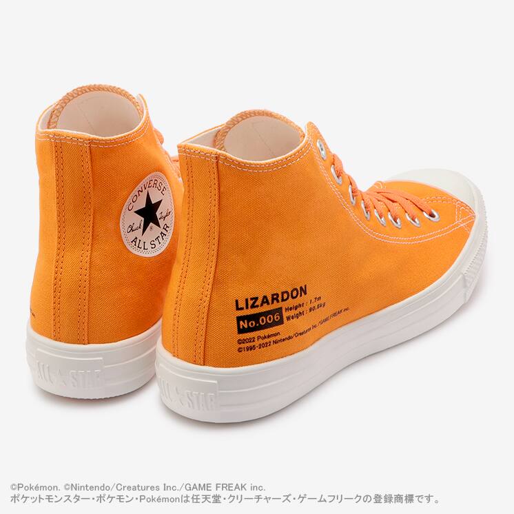 CONVERSE ALL STAR LIGHT POKEMON HI ORANGE 22SS-I