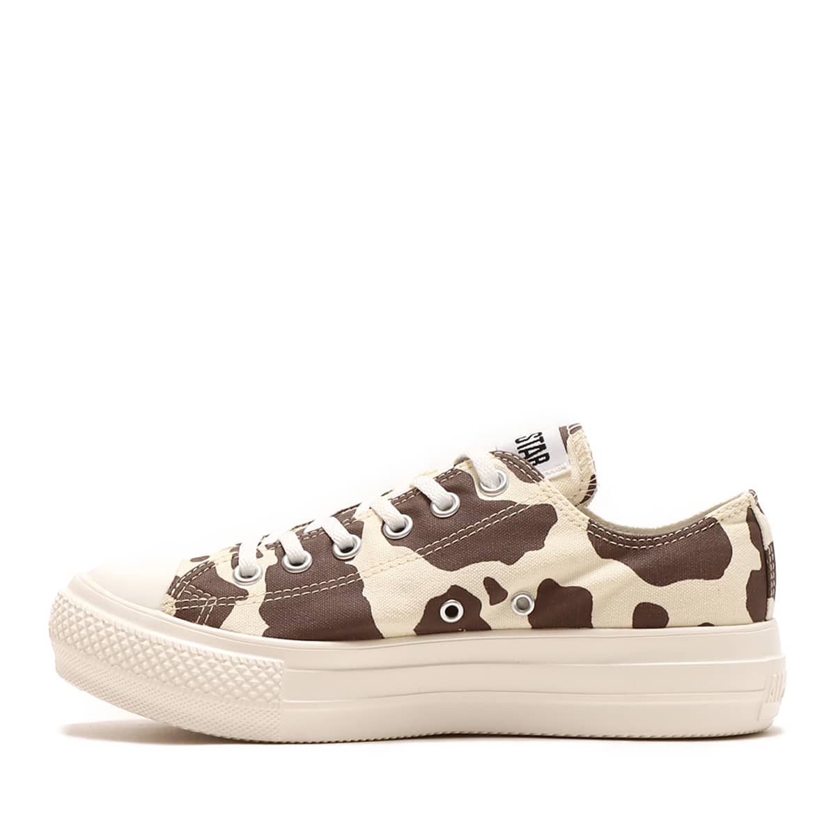 CONVERSE ALL STAR LIGHT PLTS COWSPOT OX OFF WHITEの画像