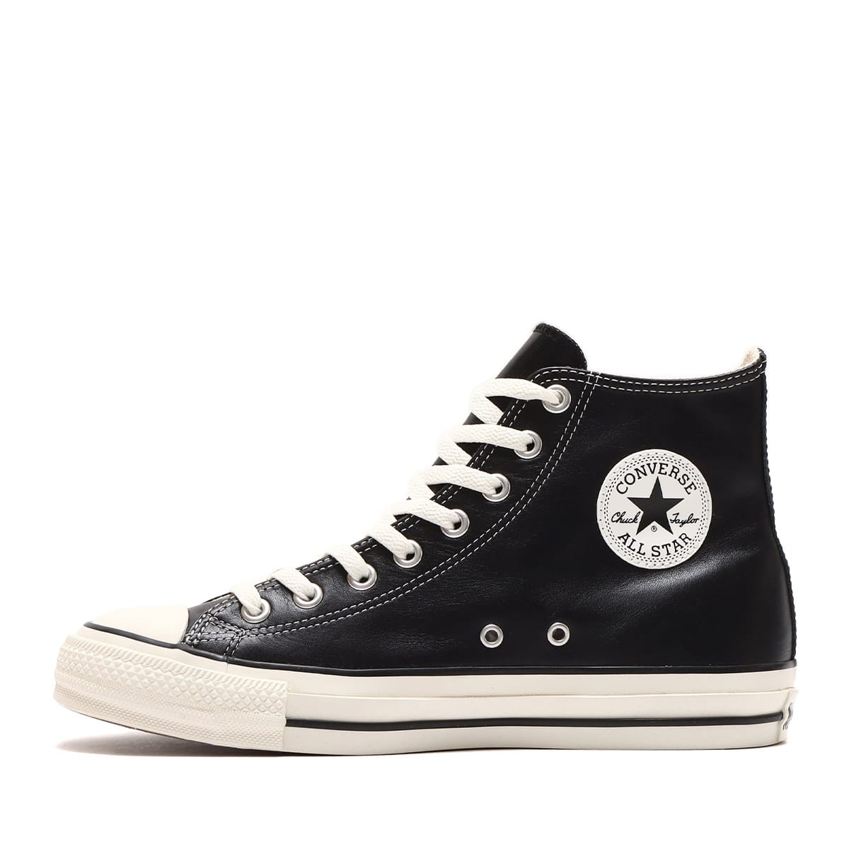 CONVERSE AS (R) OLIVE GREEN LEATHER HI BLACK