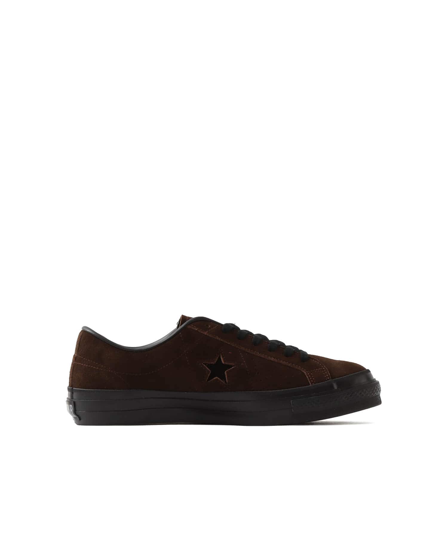 CONVERSE ONE STAR J SUEDE BROWN/BLACKの画像