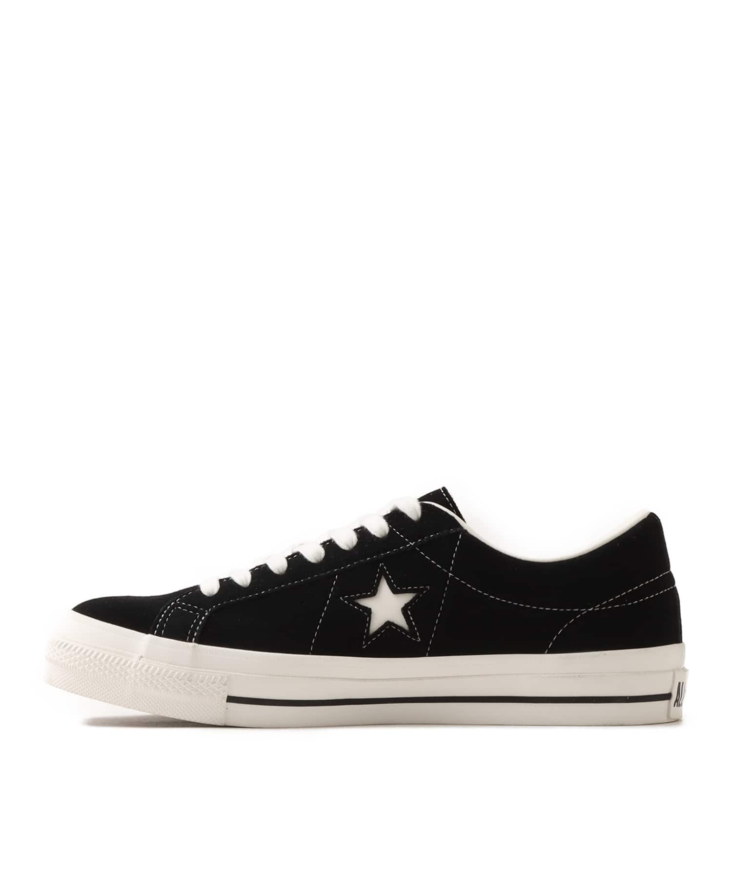 CONVERSE ONE STAR SUEDE  BLACKの画像