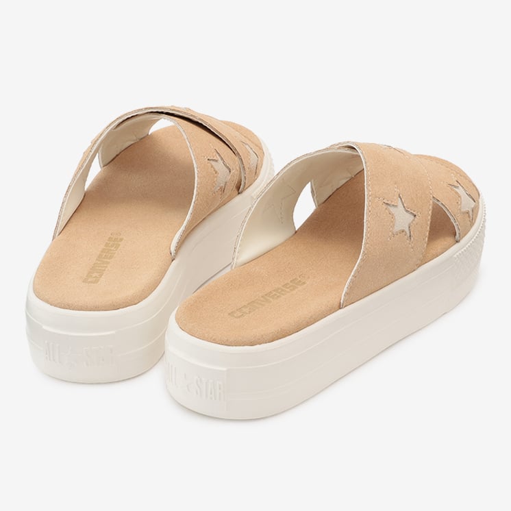 CONVERSE CV SANDAL PLTS CROSSBELT BEIGEの画像