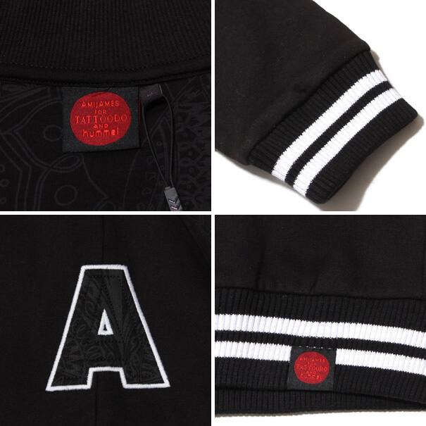 AMI JAMES for TATTOODO and HUMMEL MIKHA JACKET  BLACKの画像