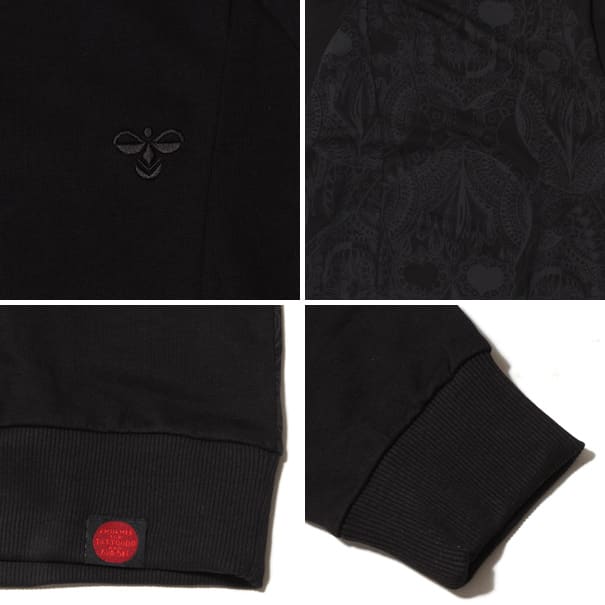 AMI JAMES for TATTOODO and HUMMEL NAOM CREW  BLACKの画像