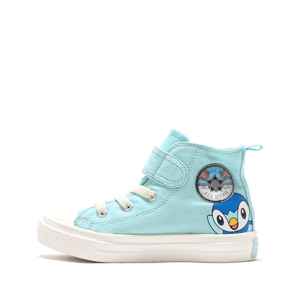 CONVERSE CHILD ALL STAR LIGHT POKEMON V-1 HI BLUE 22SS-Iの画像